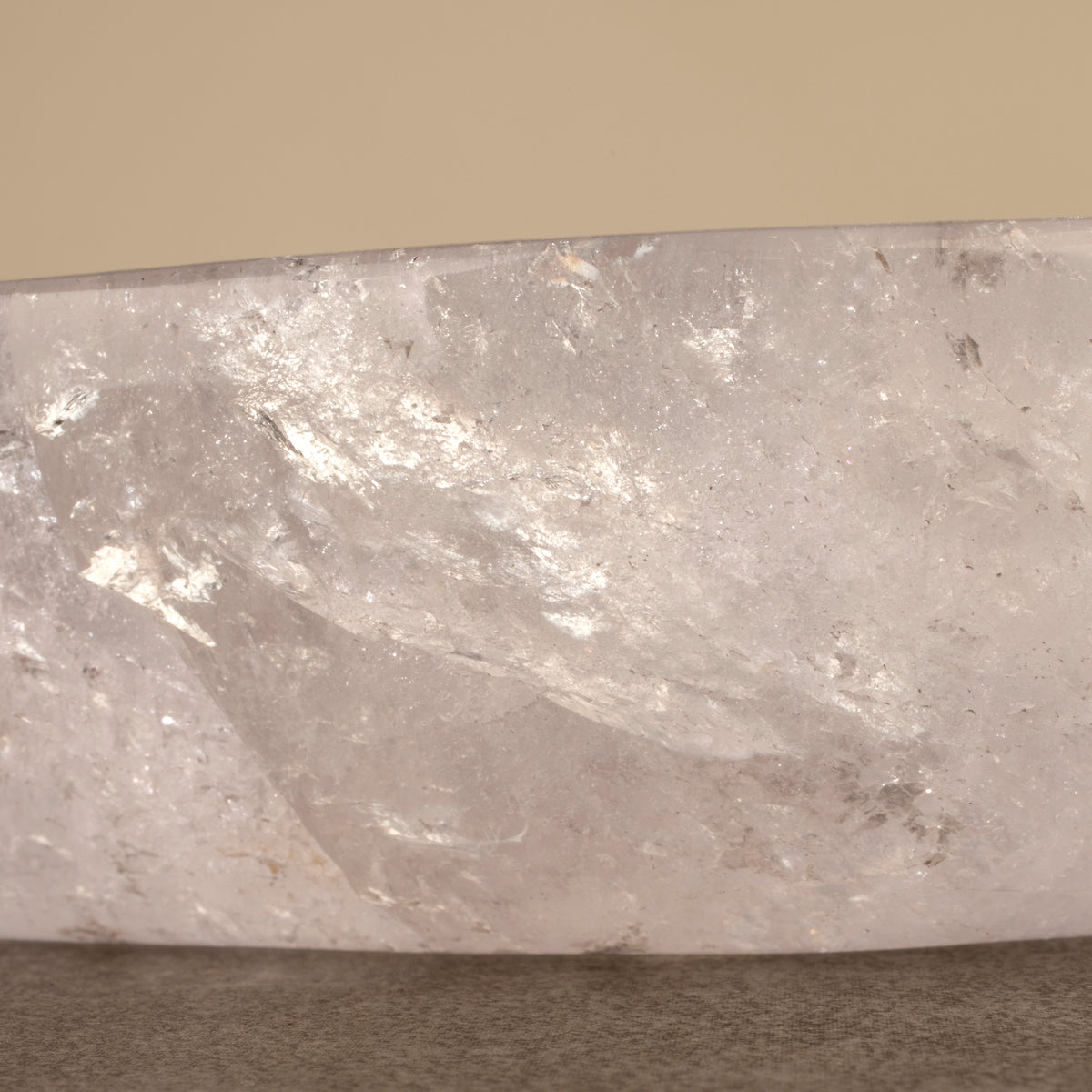 Quartz Leaf Bowl from Madagascar - 7.5"