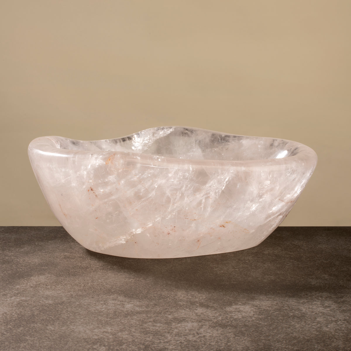 Quartz Bowl from Madagascar - 9.5"
