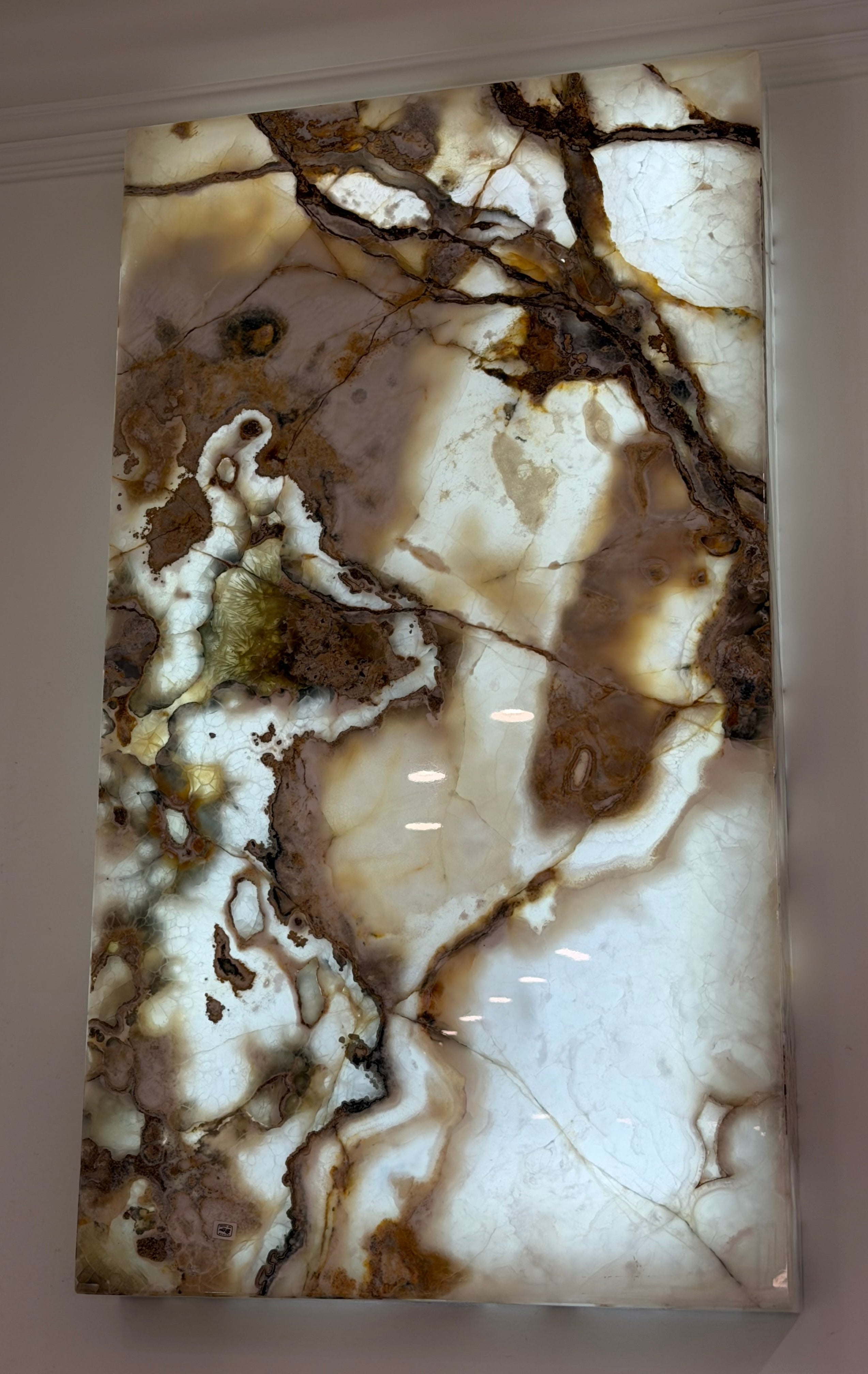 Nacar Onyx Light Wall Panel Set - 40" x 22"