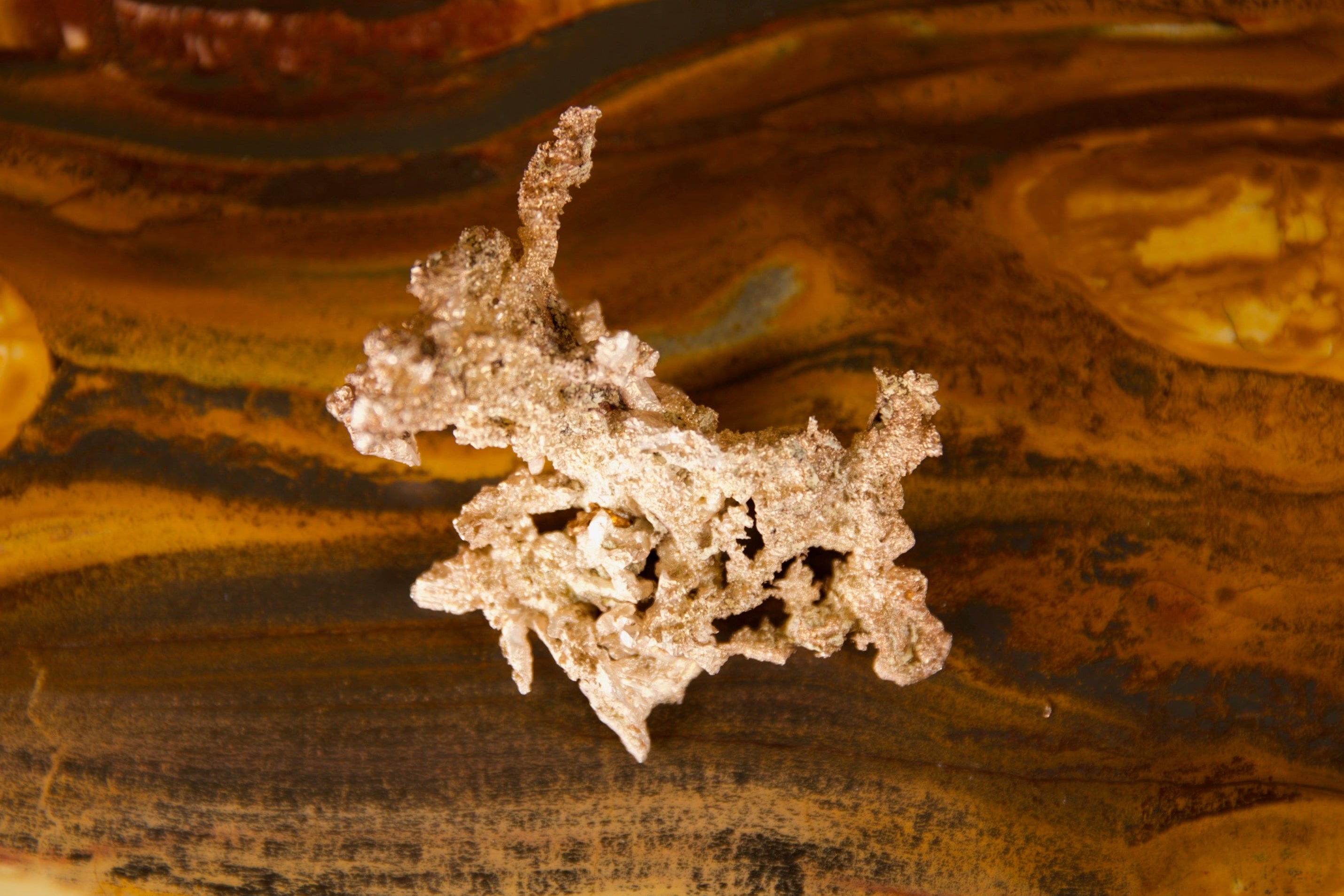 Silver Crystal Half-Breed Specimen 116g from Michigan