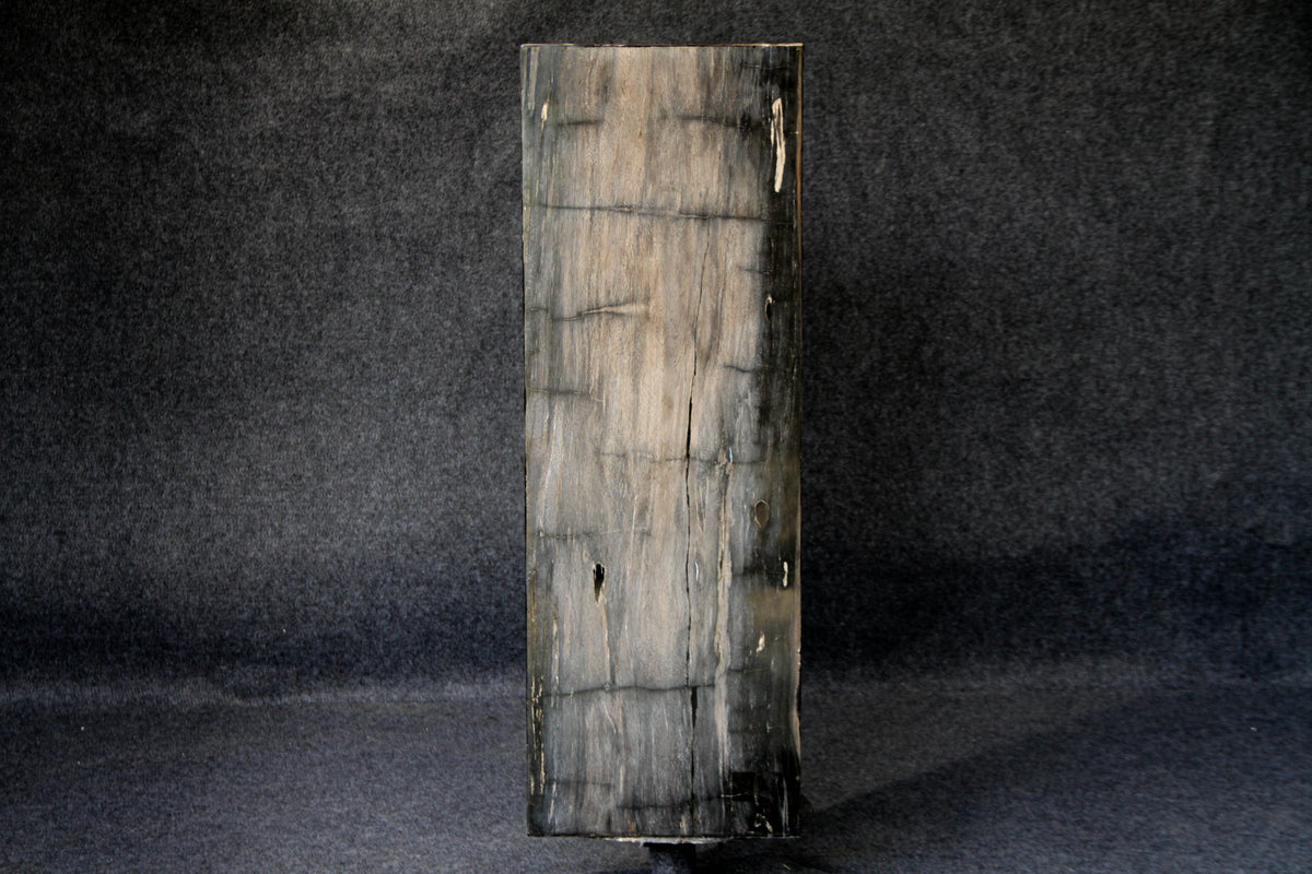 39" Natural Petrified Wood Hollow Square Pedestal from Indonesia