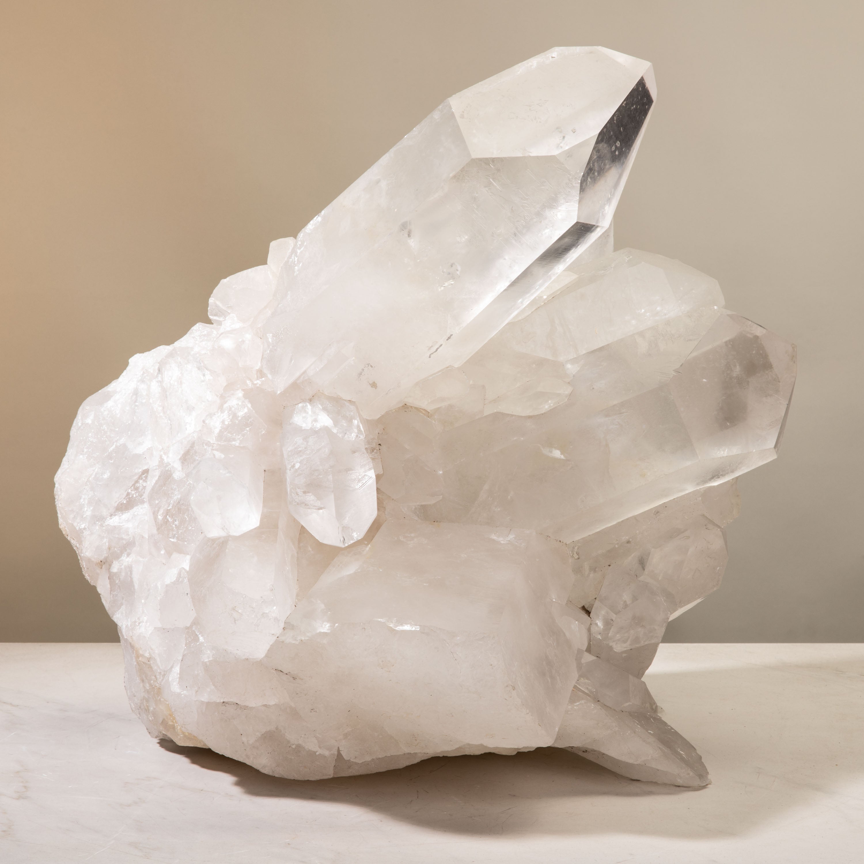 Natural Clear Quartz Cluster Specimen 20" / 141 bs