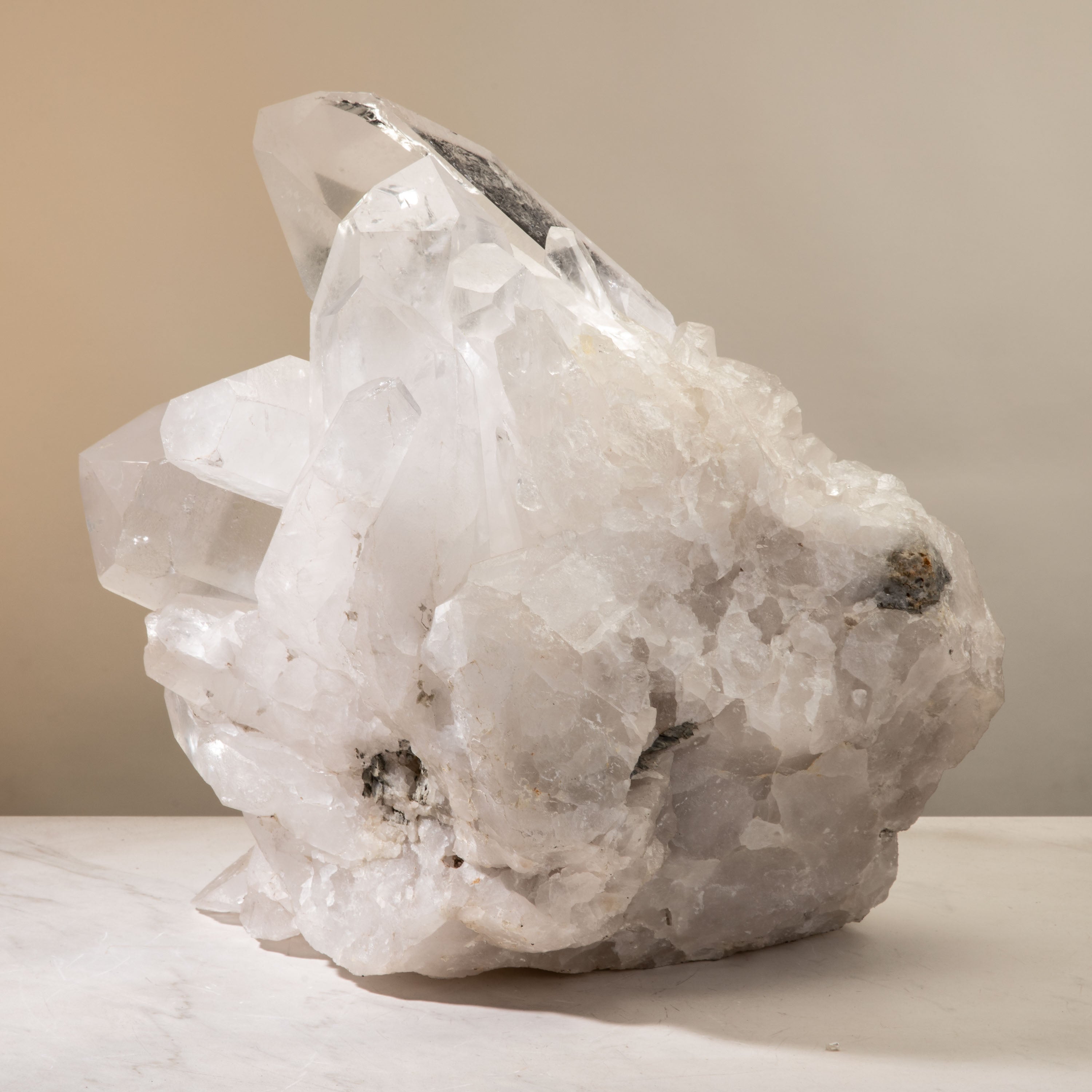 Natural Clear Quartz Cluster Specimen 20" / 141 bs