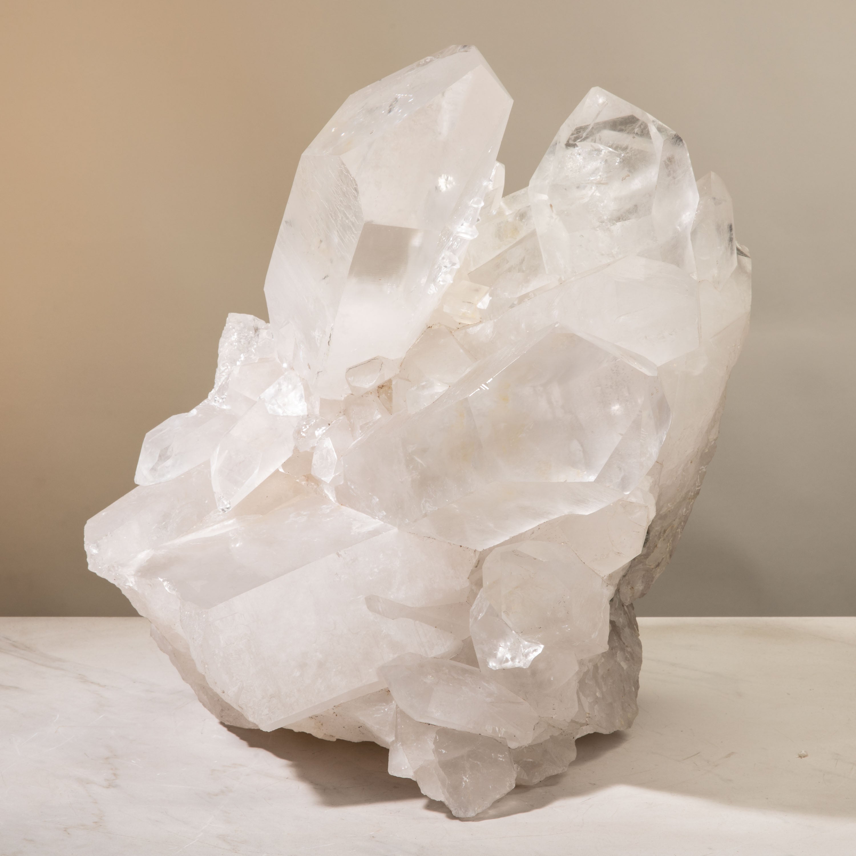 Natural Clear Quartz Cluster Specimen 20" / 141 bs