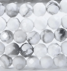 3mm Howlite Faceted 31