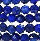 Lapis 3mm Necklace With Sterling Silver Clasp - 31
