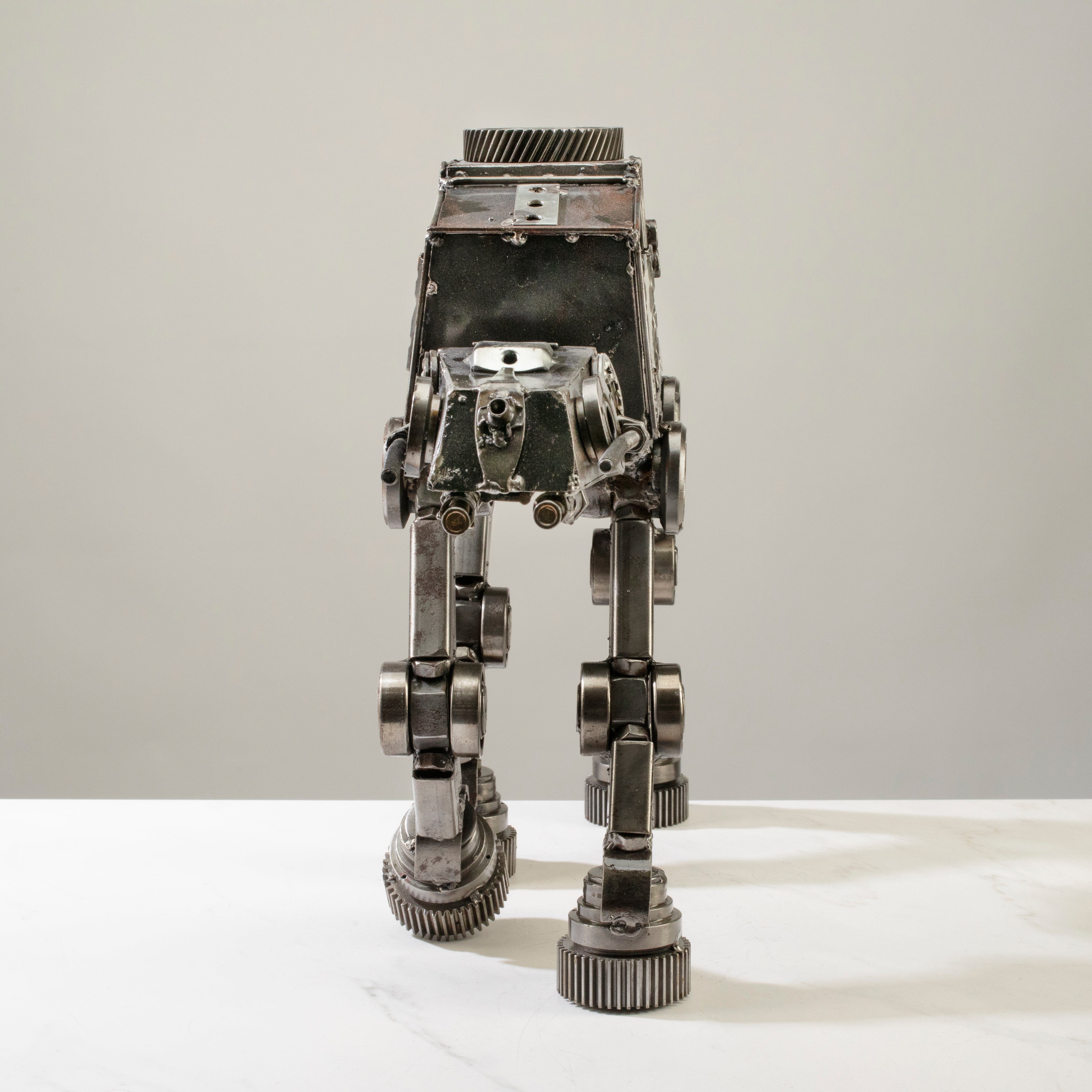 Alexander Kalifano Recycled Metal Art AT-AT Star Wars Inspired Recycled Metal Sculpture RMS-2000ATAT-N