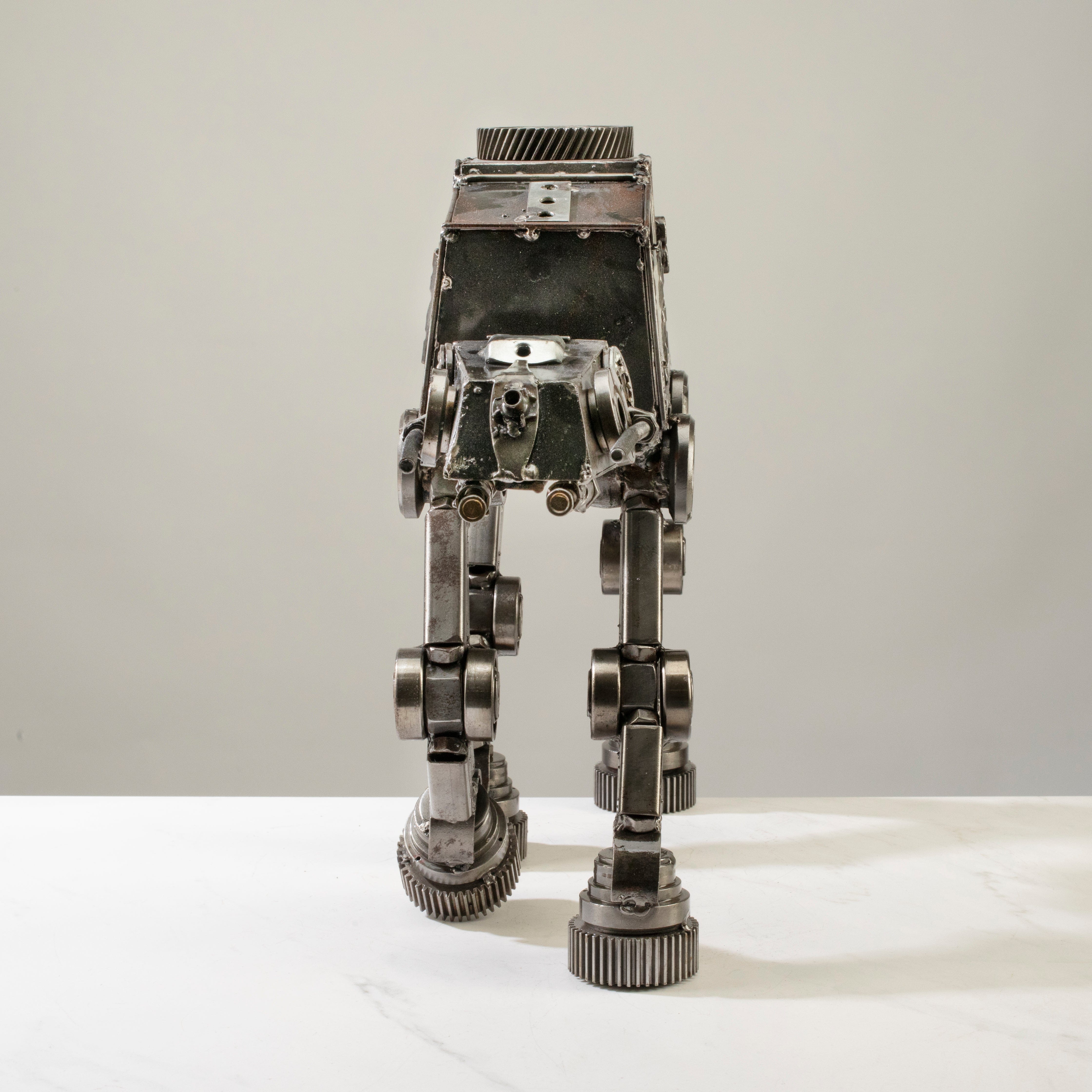 Alexander Kalifano Recycled Metal Art AT-AT Star Wars Inspired Recycled Metal Sculpture RMS-2000ATAT-N