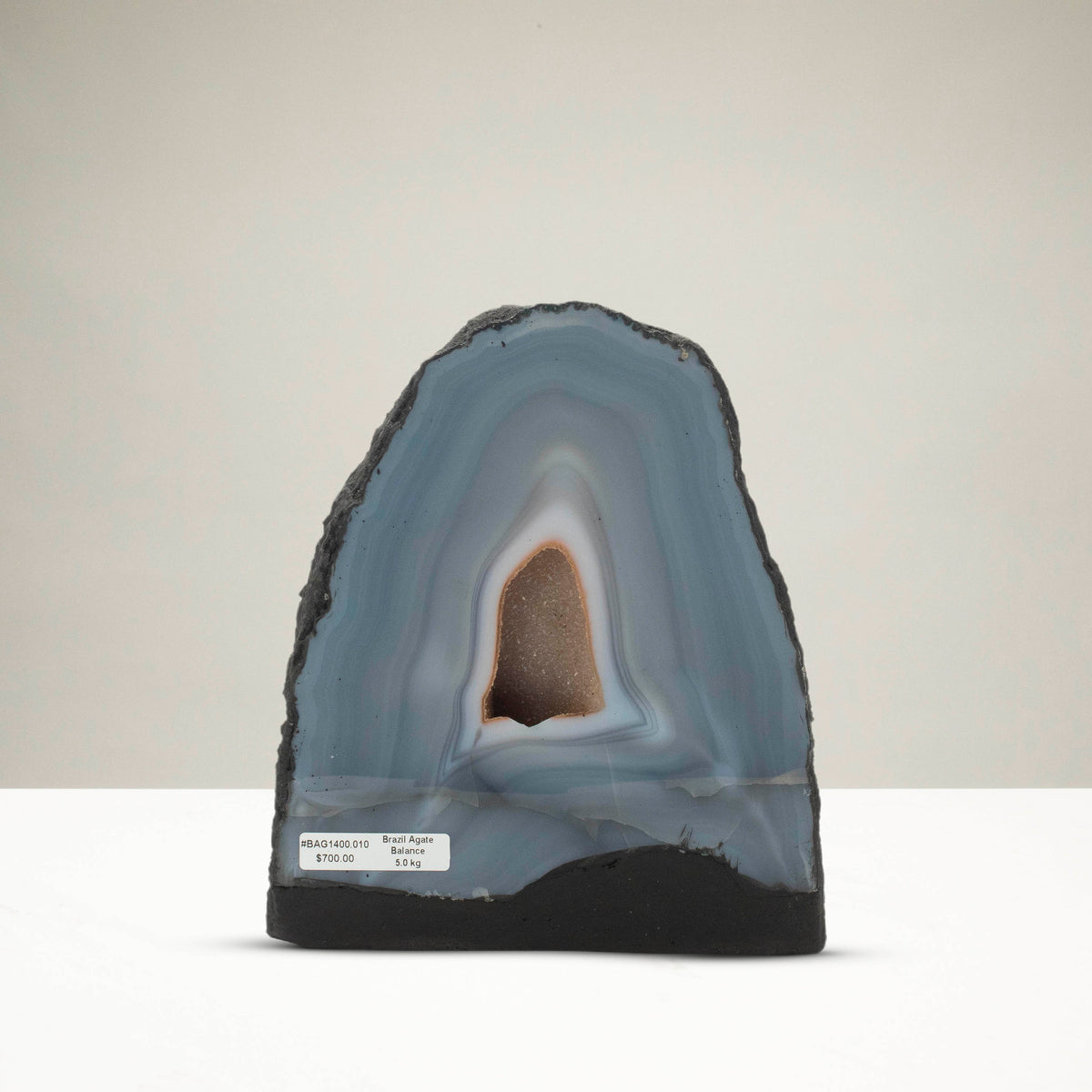 Kalifano Agate Agate Geode - 8 in. / 11 lbs BAG1400.010
