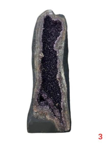 Kalifano Amethyst Amethyst Geode Cathedral from Brazil - 44" / 439 lbs BAG52000.003