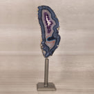 Amethyst Geode on Custom Stand from Uruguay - 32 in / 22 lbs