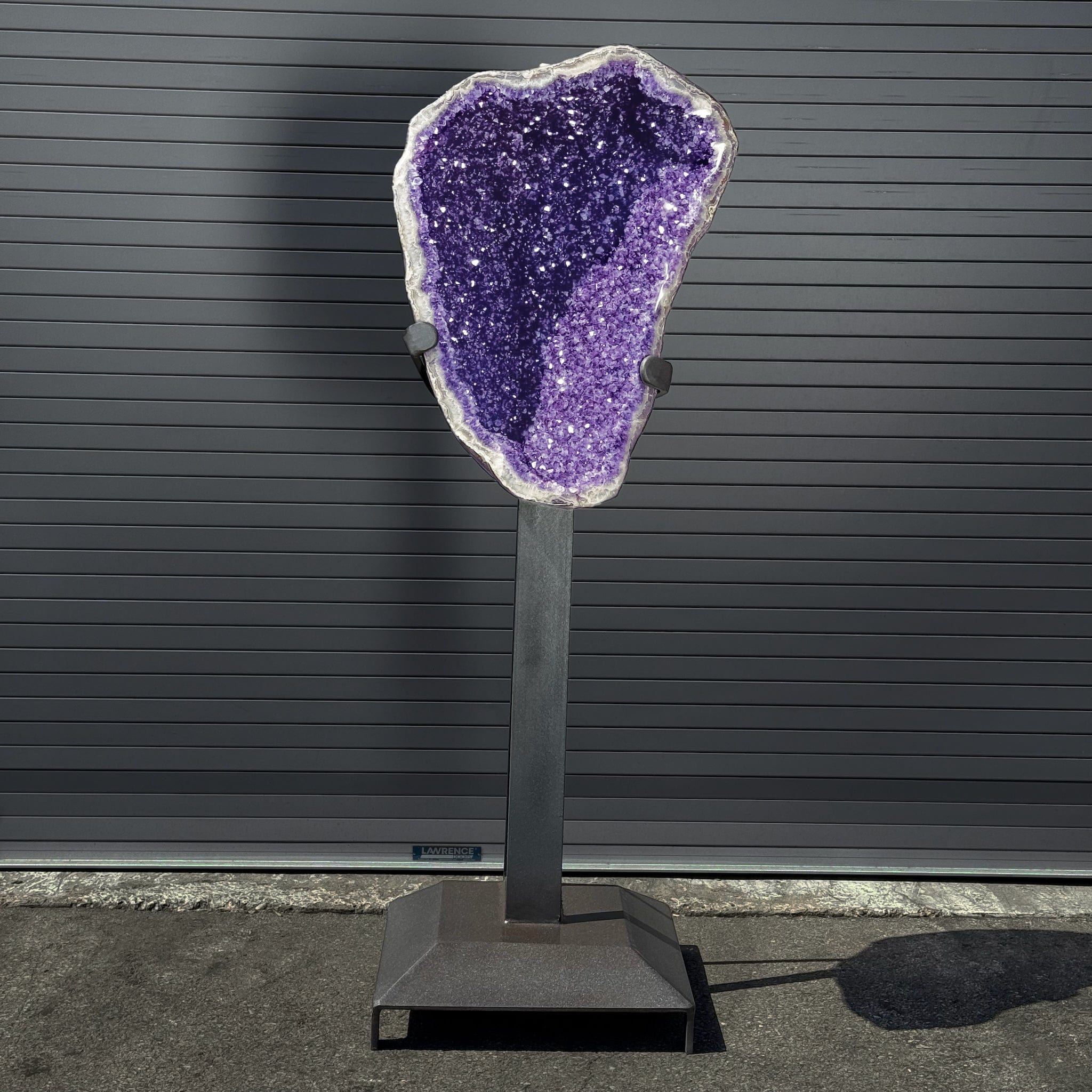Kalifano Amethyst Amethyst Geode on Custom Stand from Uruguay - 68 in / 463 lbs UAG168000.001