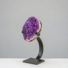 Medium Uruguayan Amethyst Geode on Custom Stand - 9