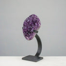 Medium Uruguayan Amethyst Geode on Custom Stand - 9