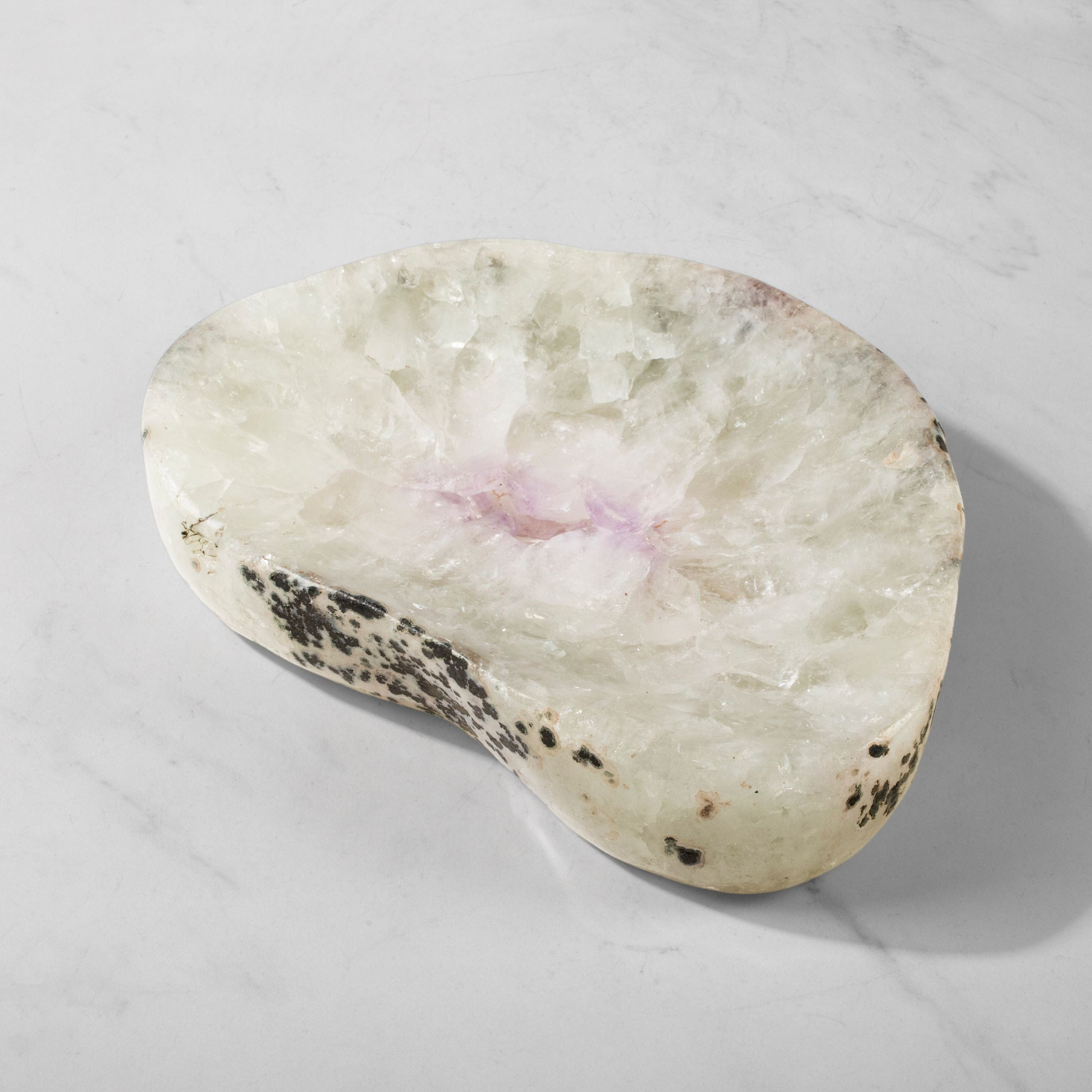 Kalifano Amethyst Natural Amethyst Crystal Bowl from Brazil - 11.5" BOWL2600.001
