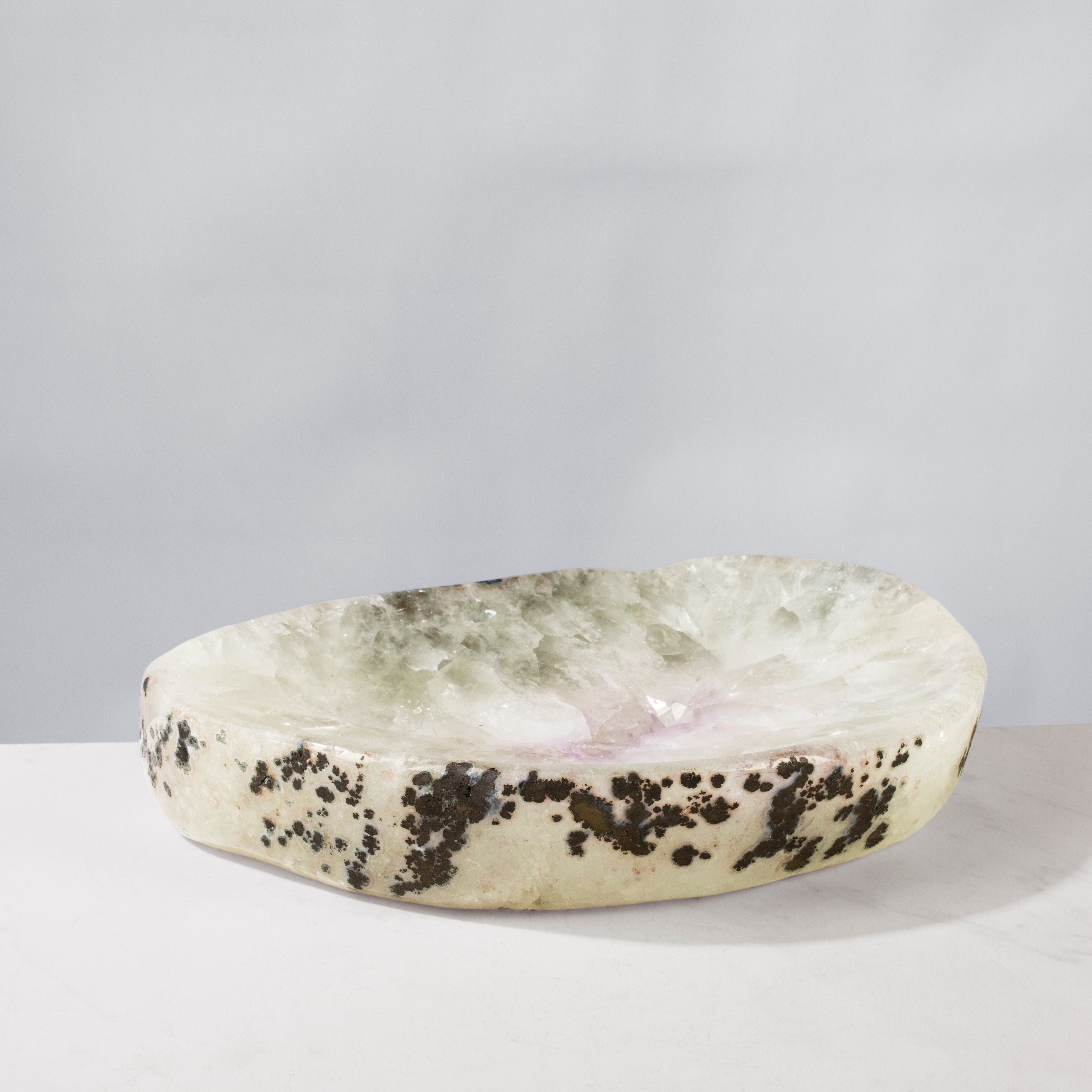 Kalifano Amethyst Natural Amethyst Crystal Bowl from Brazil - 11.5" BOWL2600.001