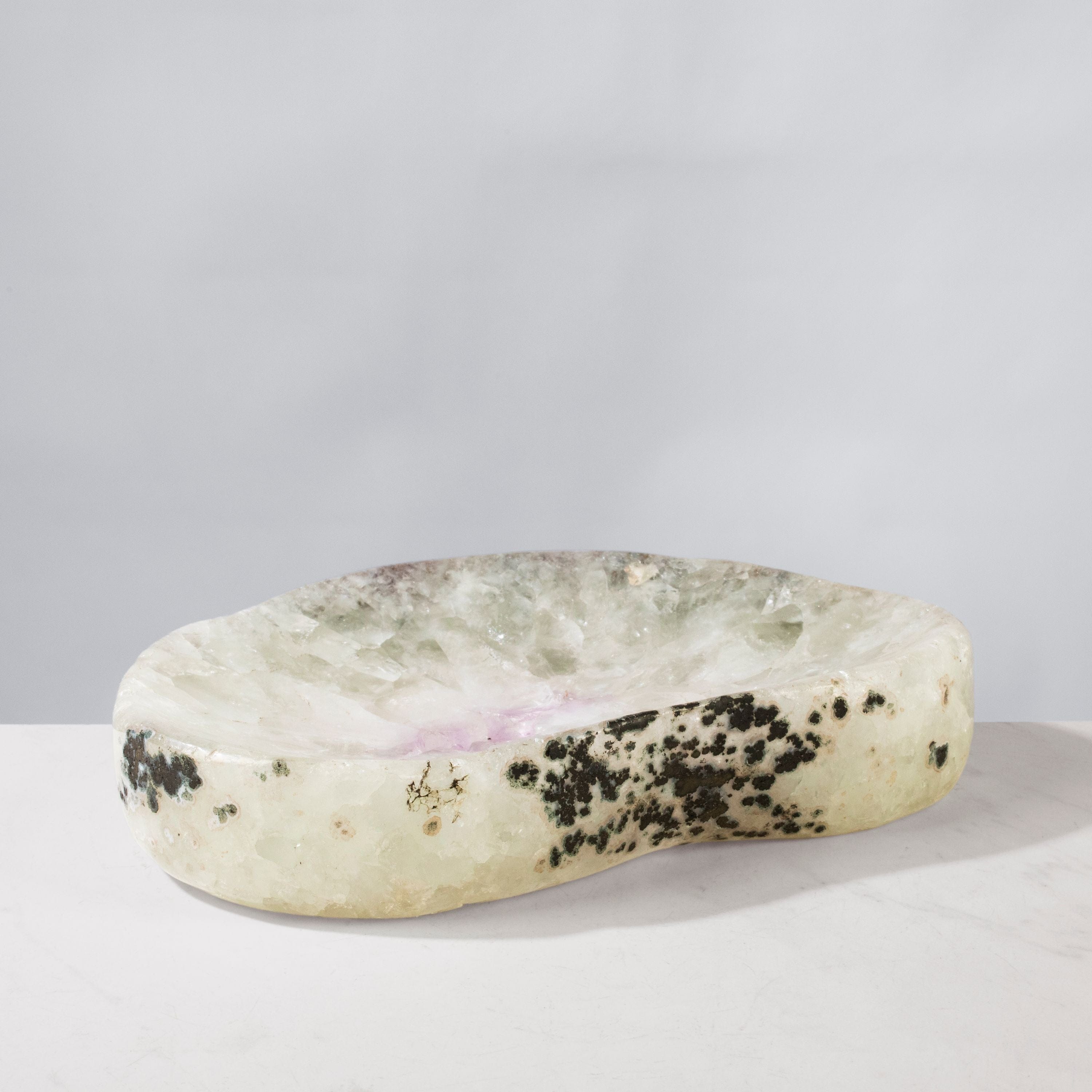 Kalifano Amethyst Natural Amethyst Crystal Bowl from Brazil - 11.5" BOWL2600.001