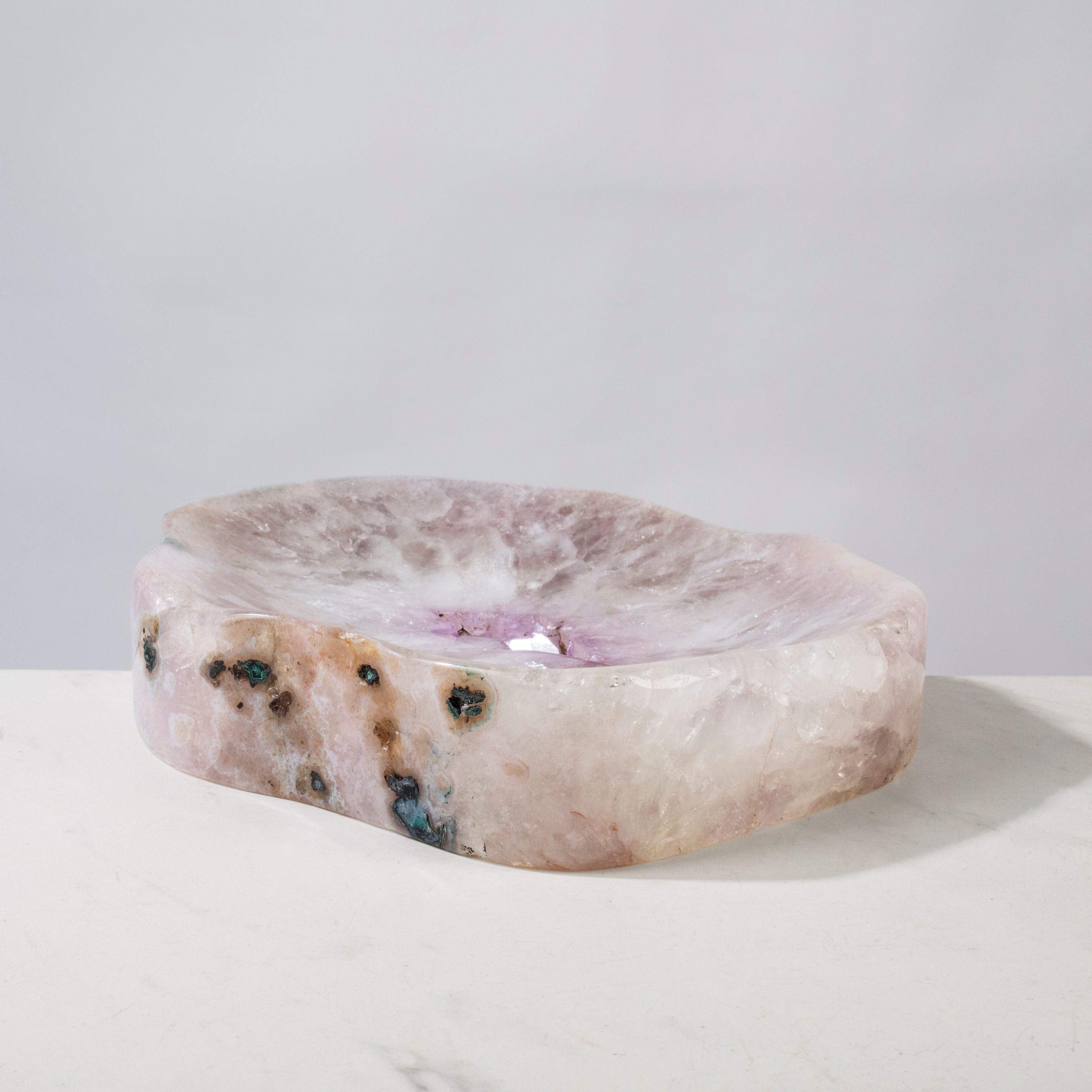 Kalifano Amethyst Natural Amethyst Crystal Bowl from Brazil - 11" BOWL3000.002