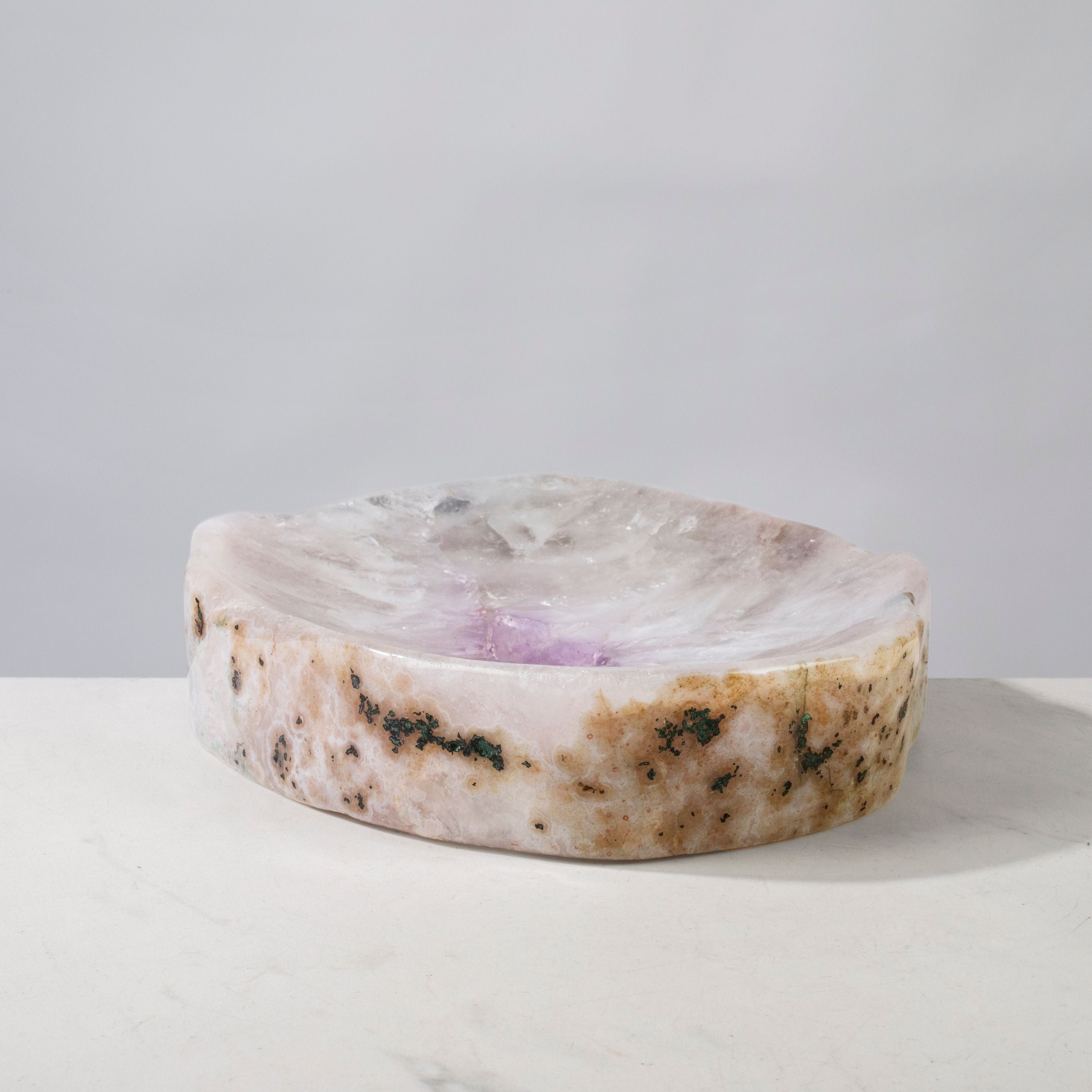 Kalifano Amethyst Natural Amethyst Crystal Bowl from Brazil - 11" BOWL3000.002
