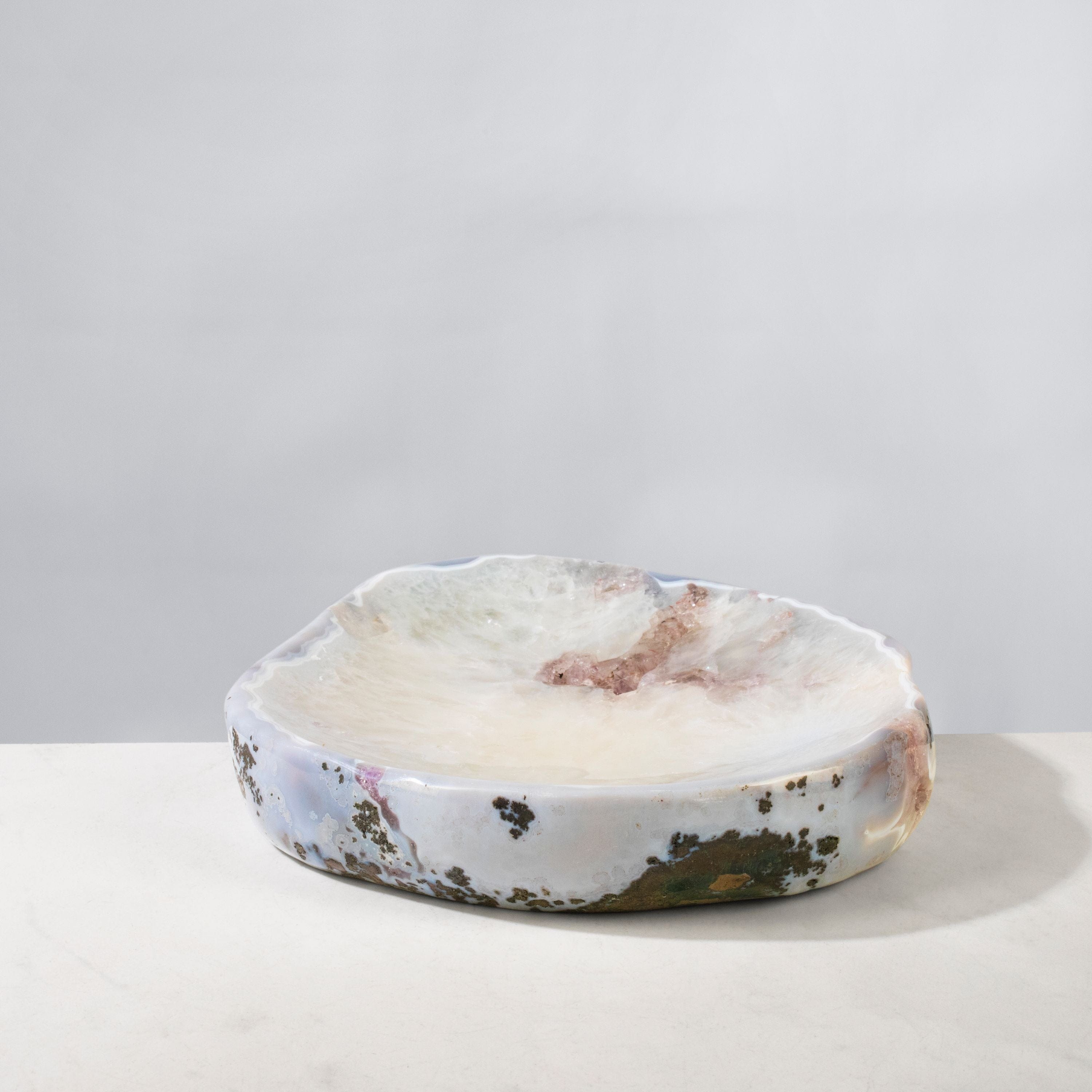 Kalifano Amethyst Natural Amethyst Crystal Bowl from Brazil - 12.25" BOWL2700.001