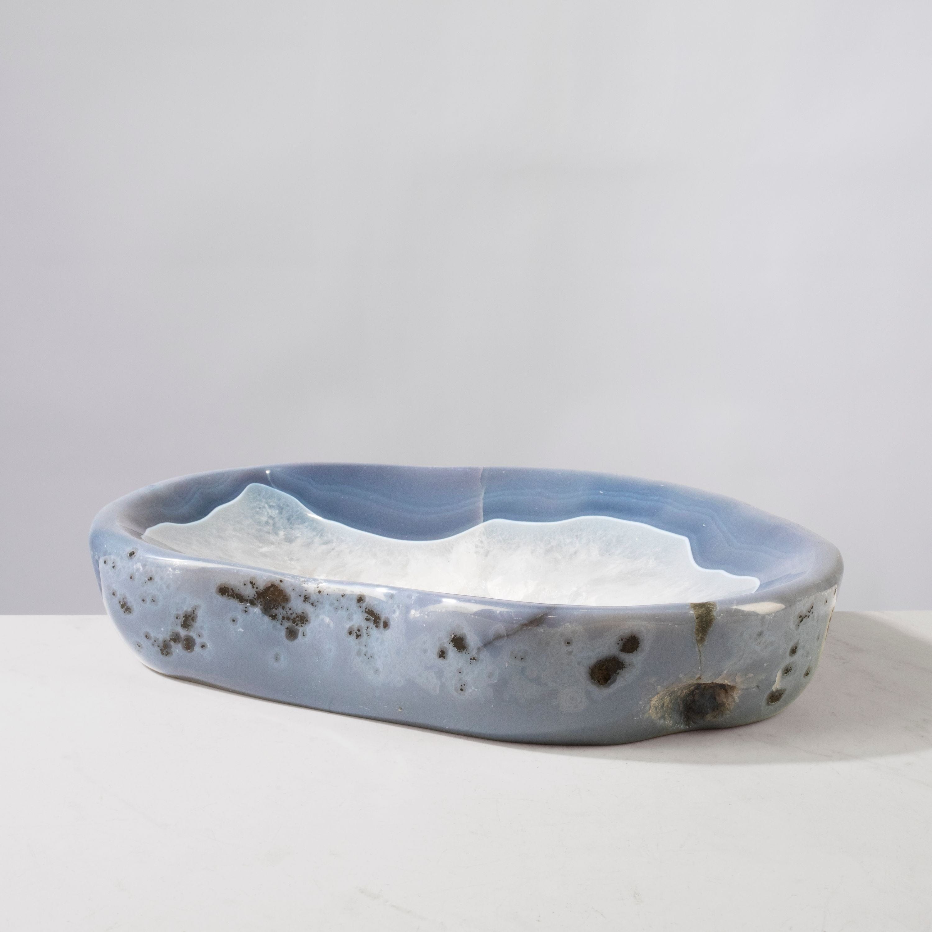 Kalifano Amethyst Natural Amethyst Crystal Bowl from Brazil - 12" BOWL2700.002
