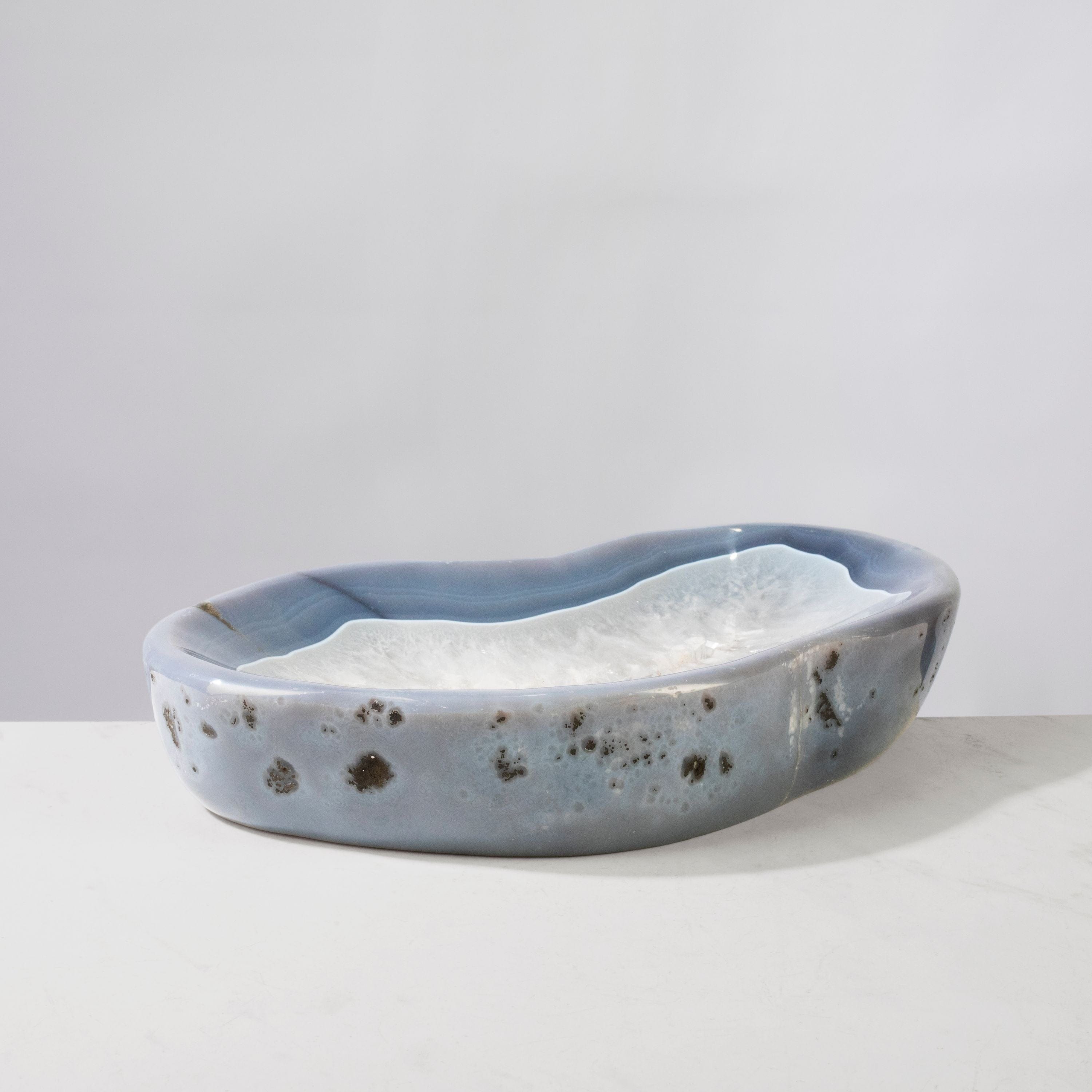 Kalifano Amethyst Natural Amethyst Crystal Bowl from Brazil - 12" BOWL2700.002