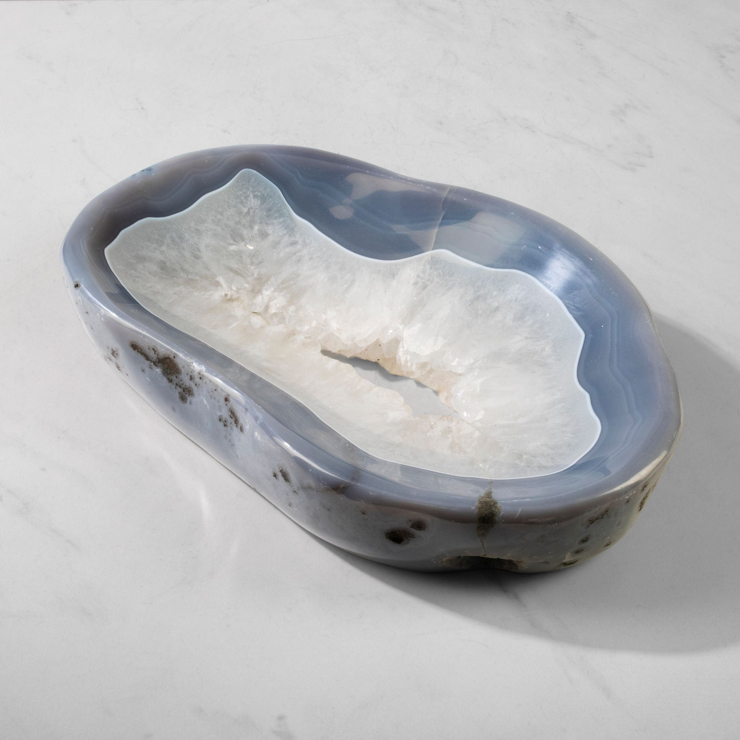 Kalifano Amethyst Natural Amethyst Crystal Bowl from Brazil - 12" BOWL2700.002