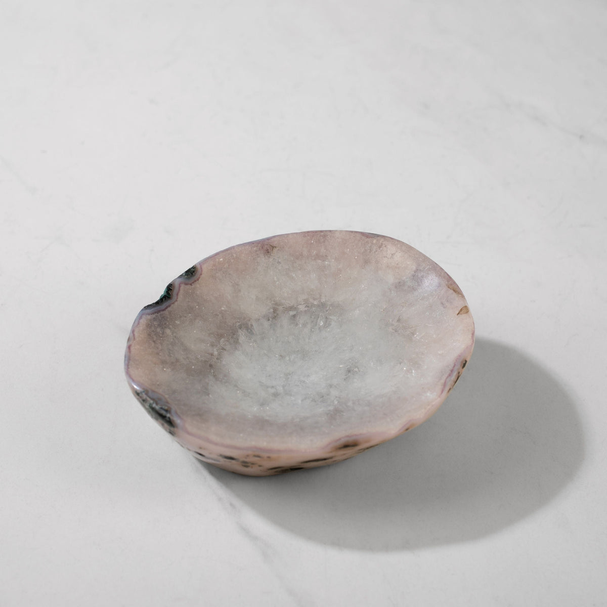 Kalifano Amethyst Natural Amethyst Crystal Bowl from Brazil - 4.75" BOWL400.002