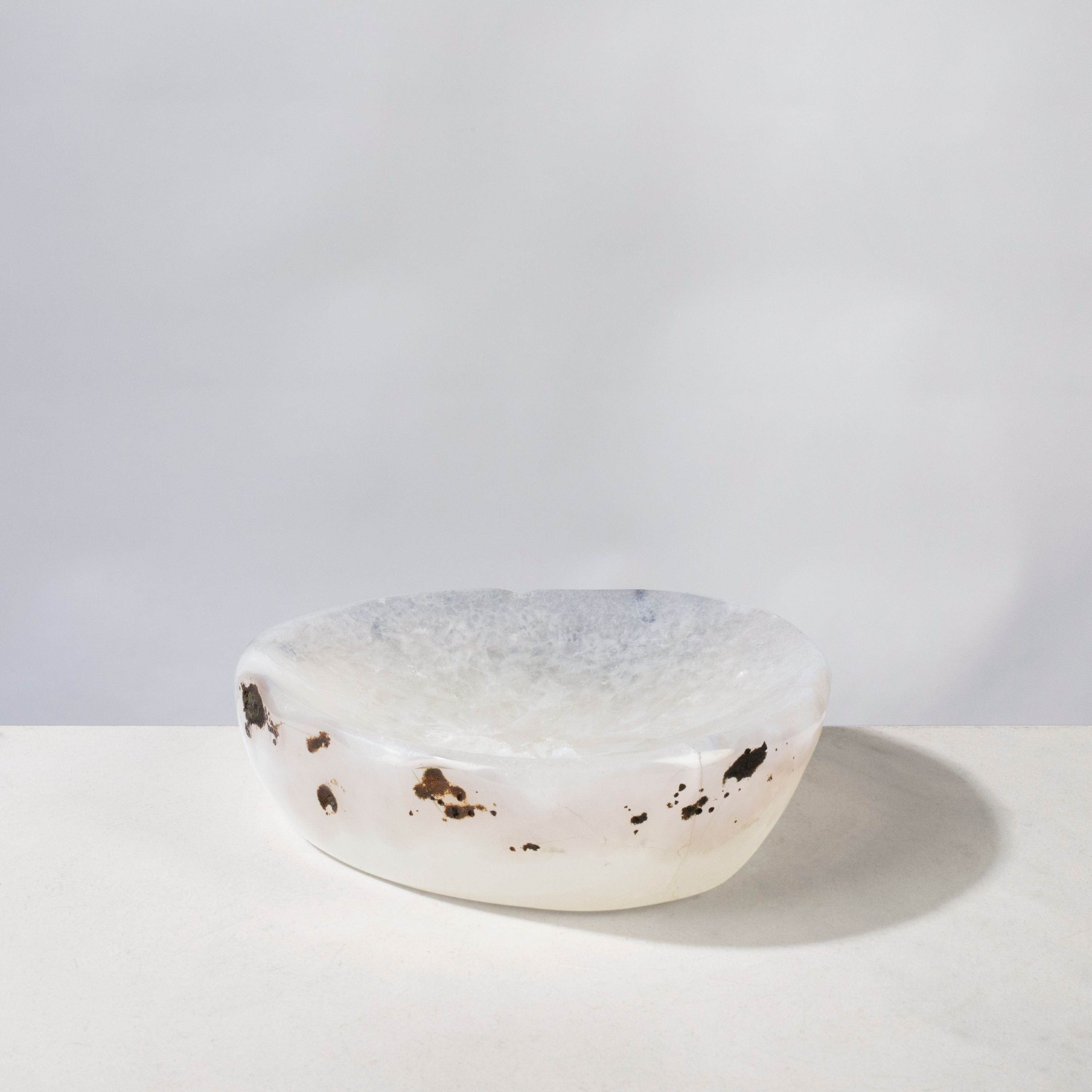 Kalifano Amethyst Natural Amethyst Crystal Bowl from Brazil - 5.75" BOWL600.003