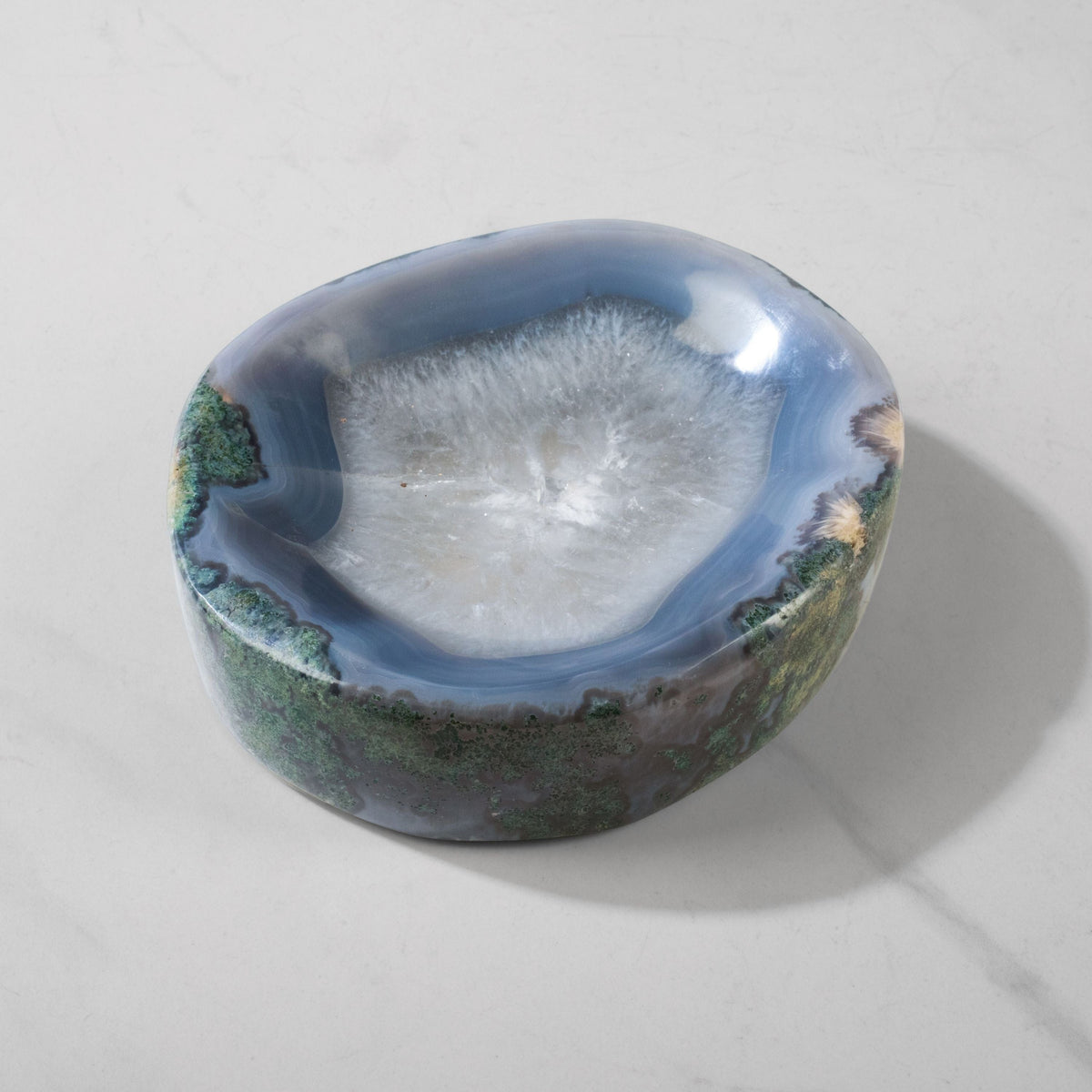 Kalifano Amethyst Natural Amethyst Crystal Bowl from Brazil - 5.75" BOWL800.001