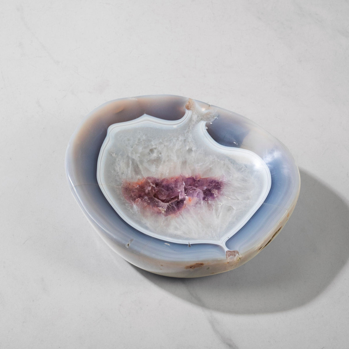Kalifano Amethyst Natural Amethyst Crystal Bowl from Brazil - 6.25" BOWL700.002