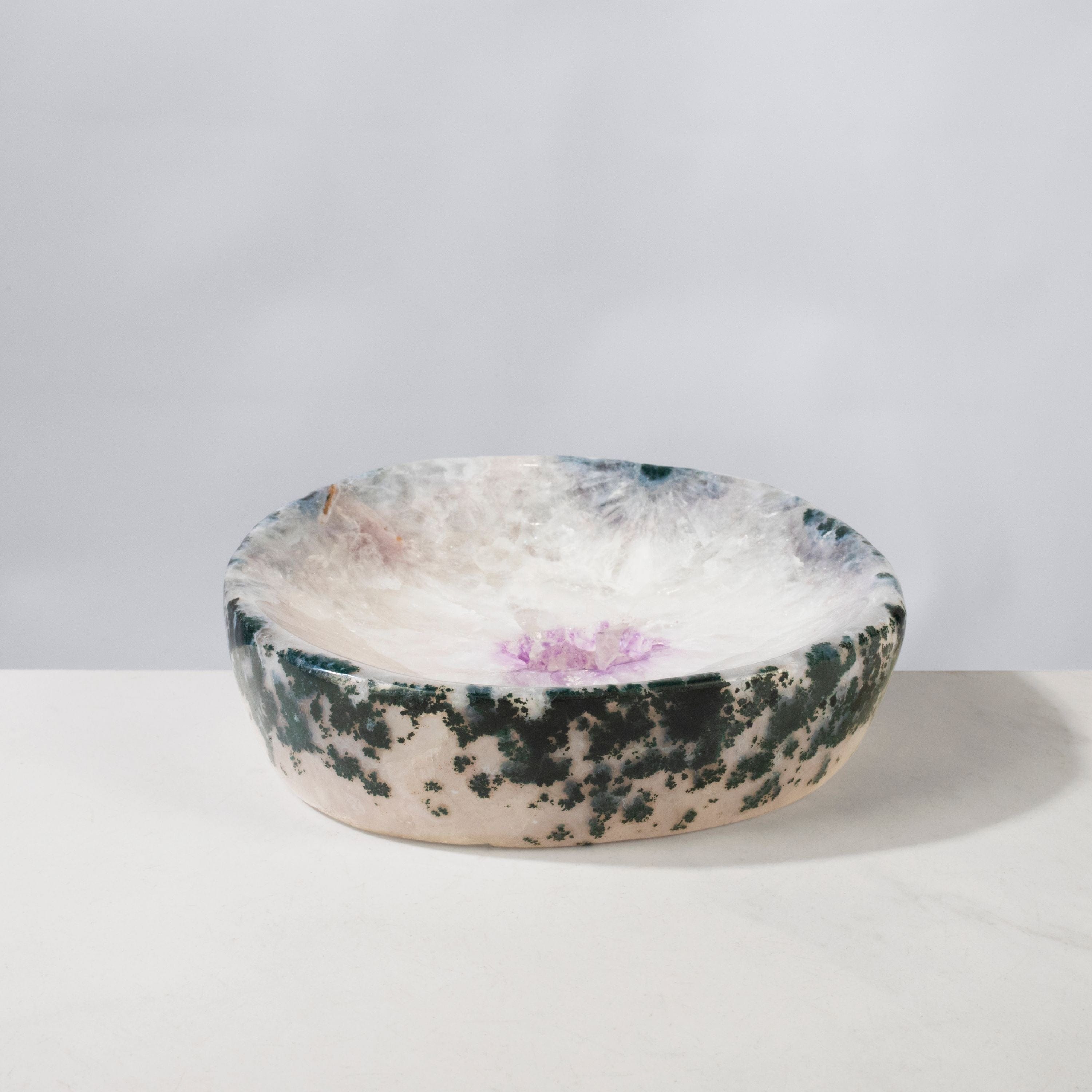 Kalifano Amethyst Natural Amethyst Crystal Bowl from Brazil - 7.5" BOWL1100.002