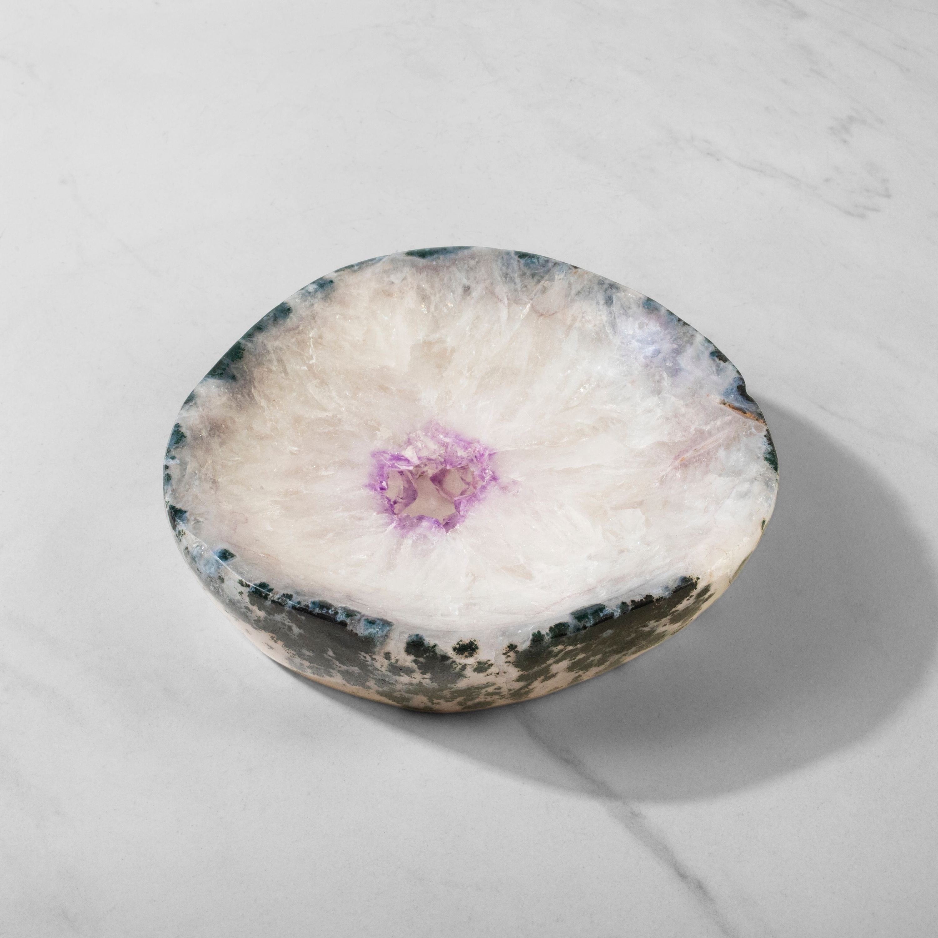 Kalifano Amethyst Natural Amethyst Crystal Bowl from Brazil - 7.5" BOWL1100.002