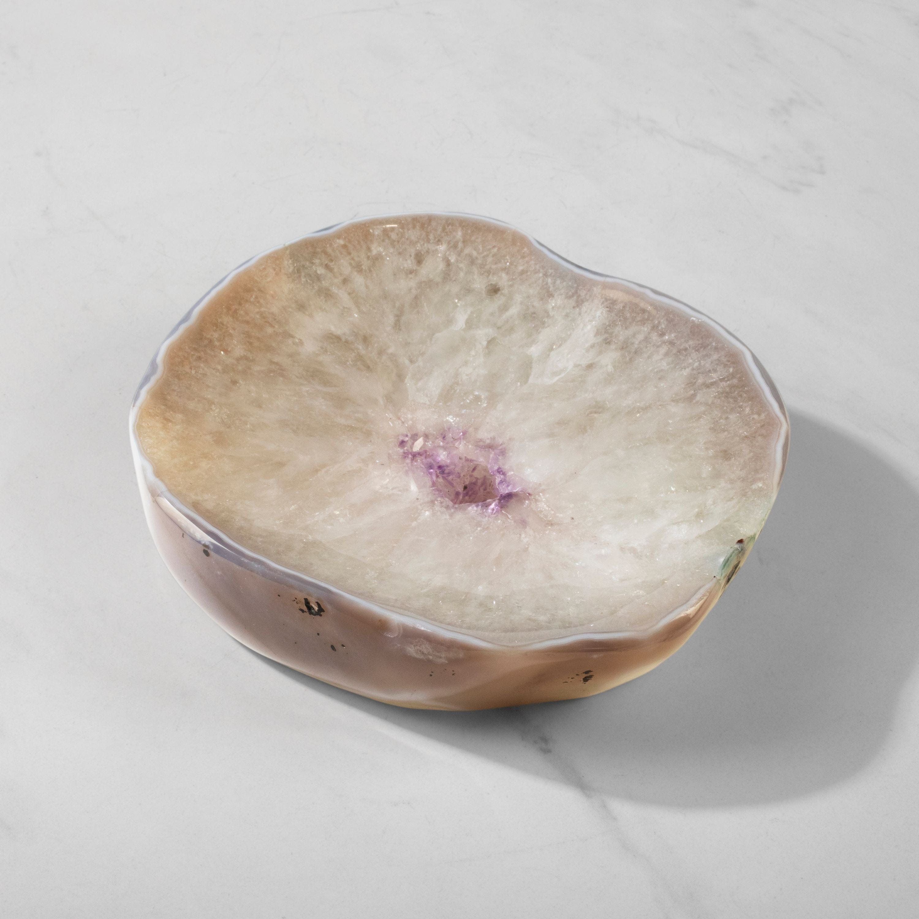 Kalifano Amethyst Natural Amethyst Crystal Bowl from Brazil - 8.25" BOWL1800.005