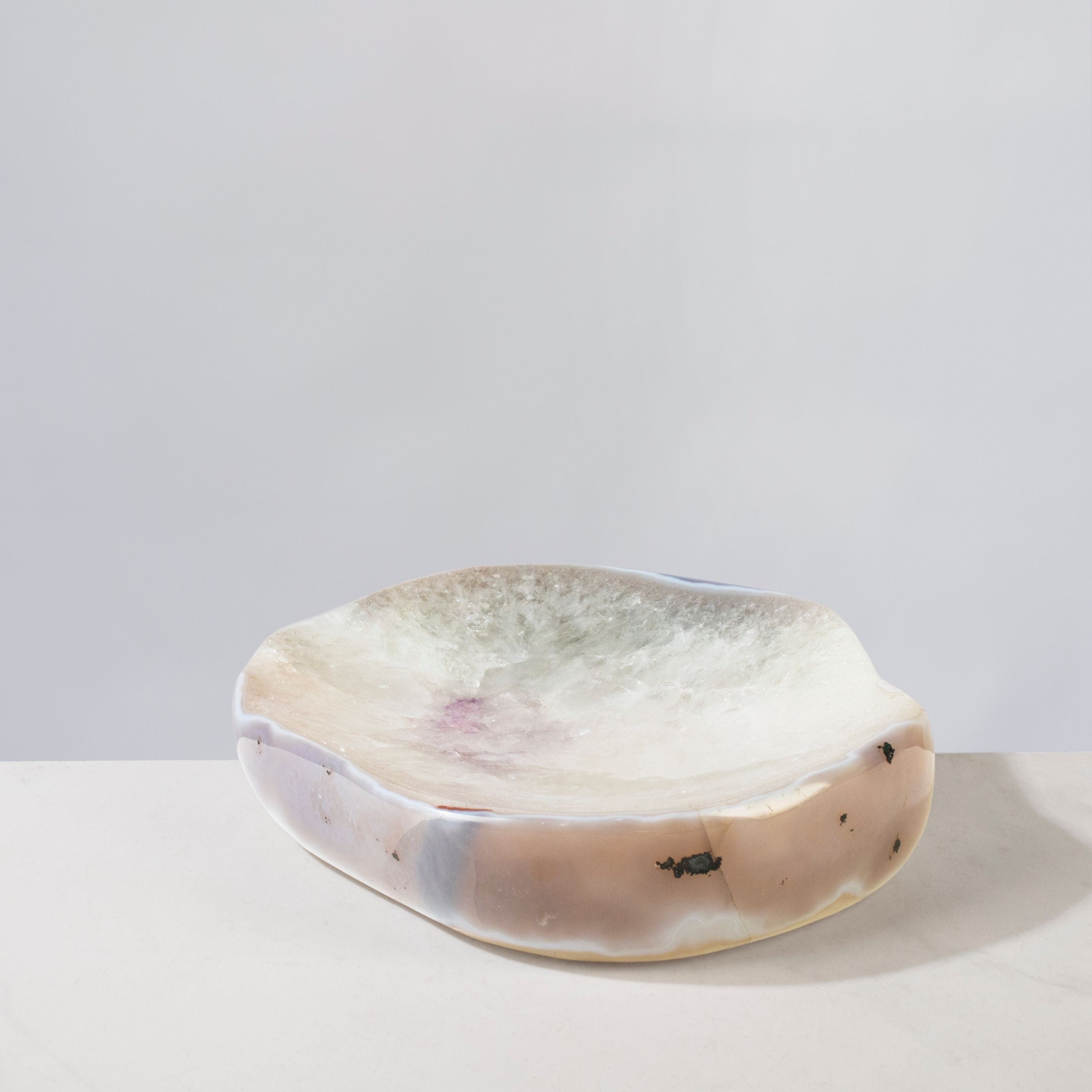 Kalifano Amethyst Natural Amethyst Crystal Bowl from Brazil - 9.25" BOWL1800.006