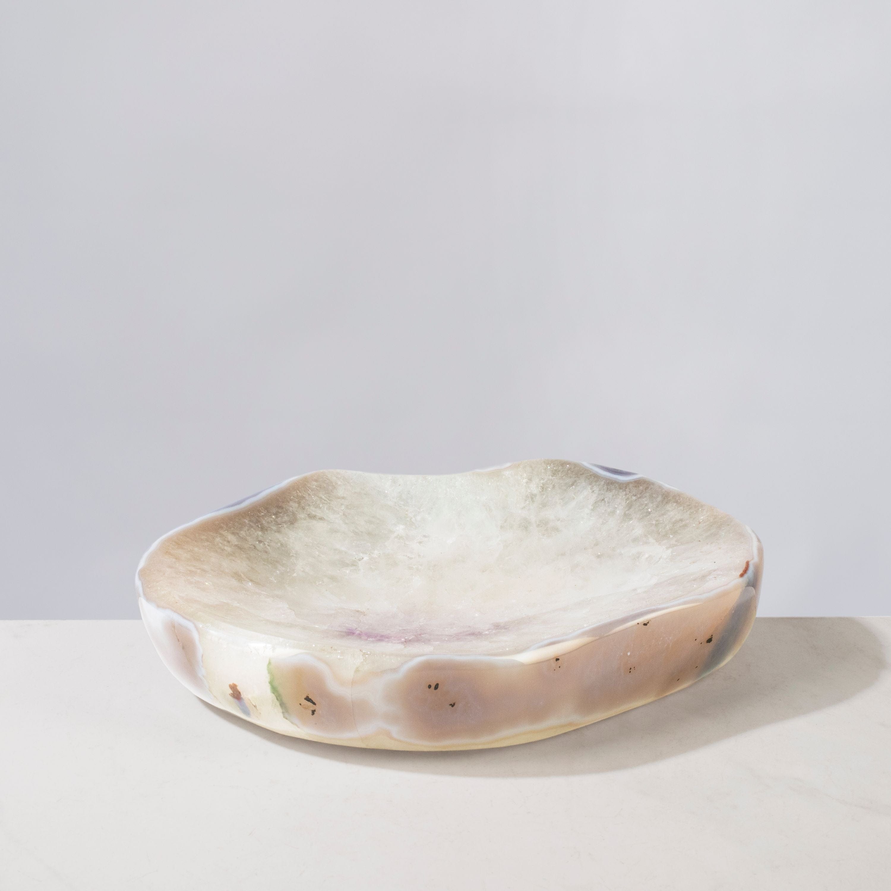 Kalifano Amethyst Natural Amethyst Crystal Bowl from Brazil - 9.25" BOWL1800.006