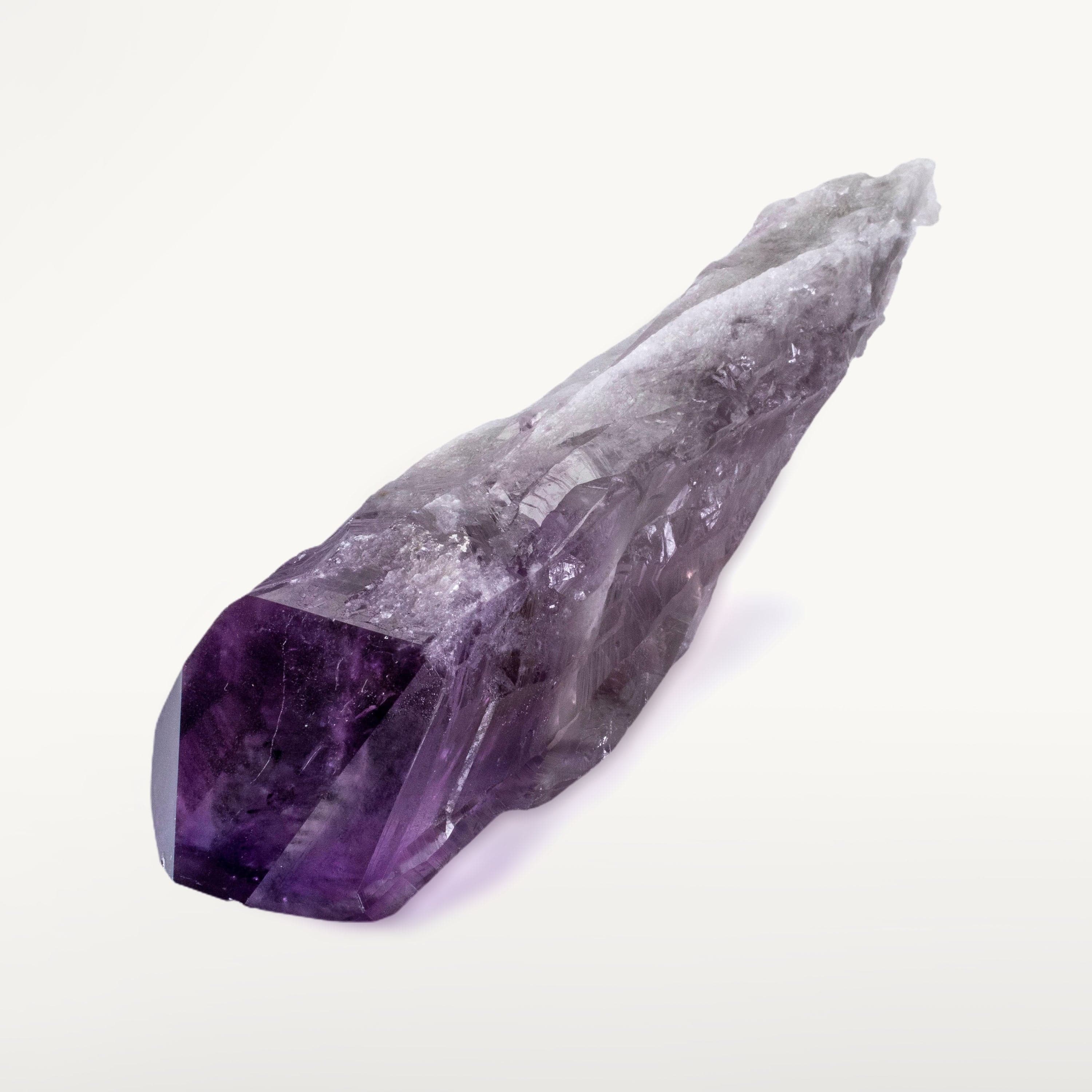 Kalifano Amethyst Natural Elestial Amethyst Point - 8 in. / 1.3 lbs ALW600