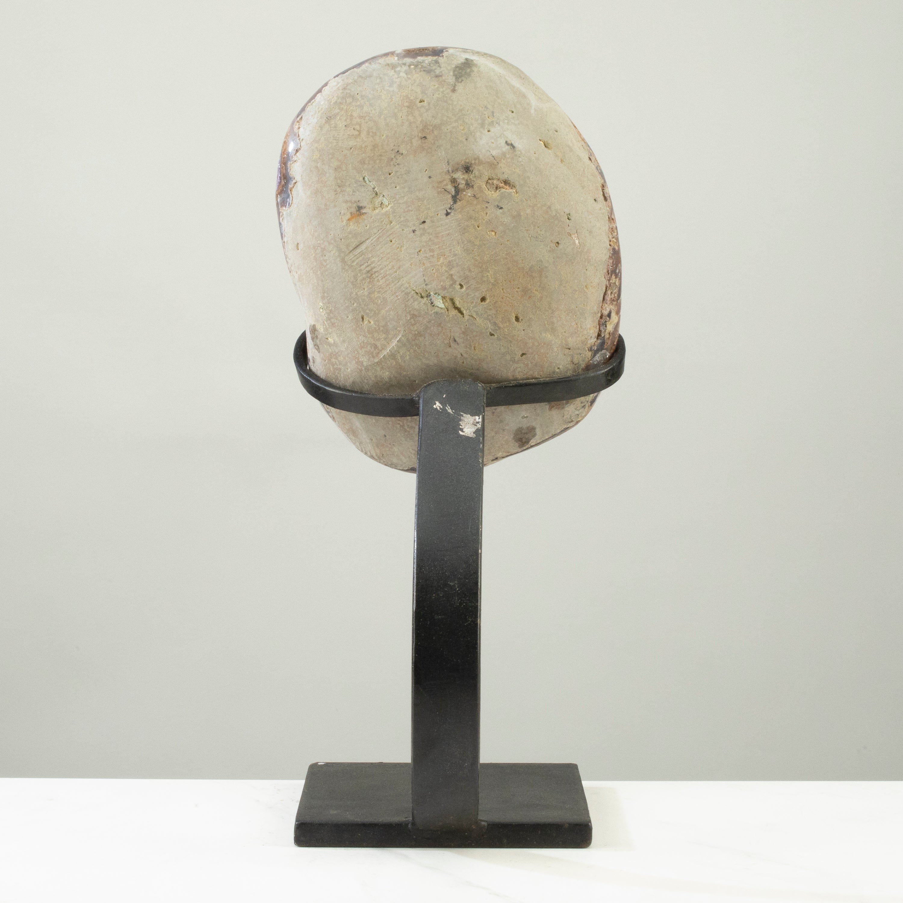 Kalifano Amethyst Uruguayan Amethyst Geode on Custom Stand - 16" / 13 lbs UAG6400.009