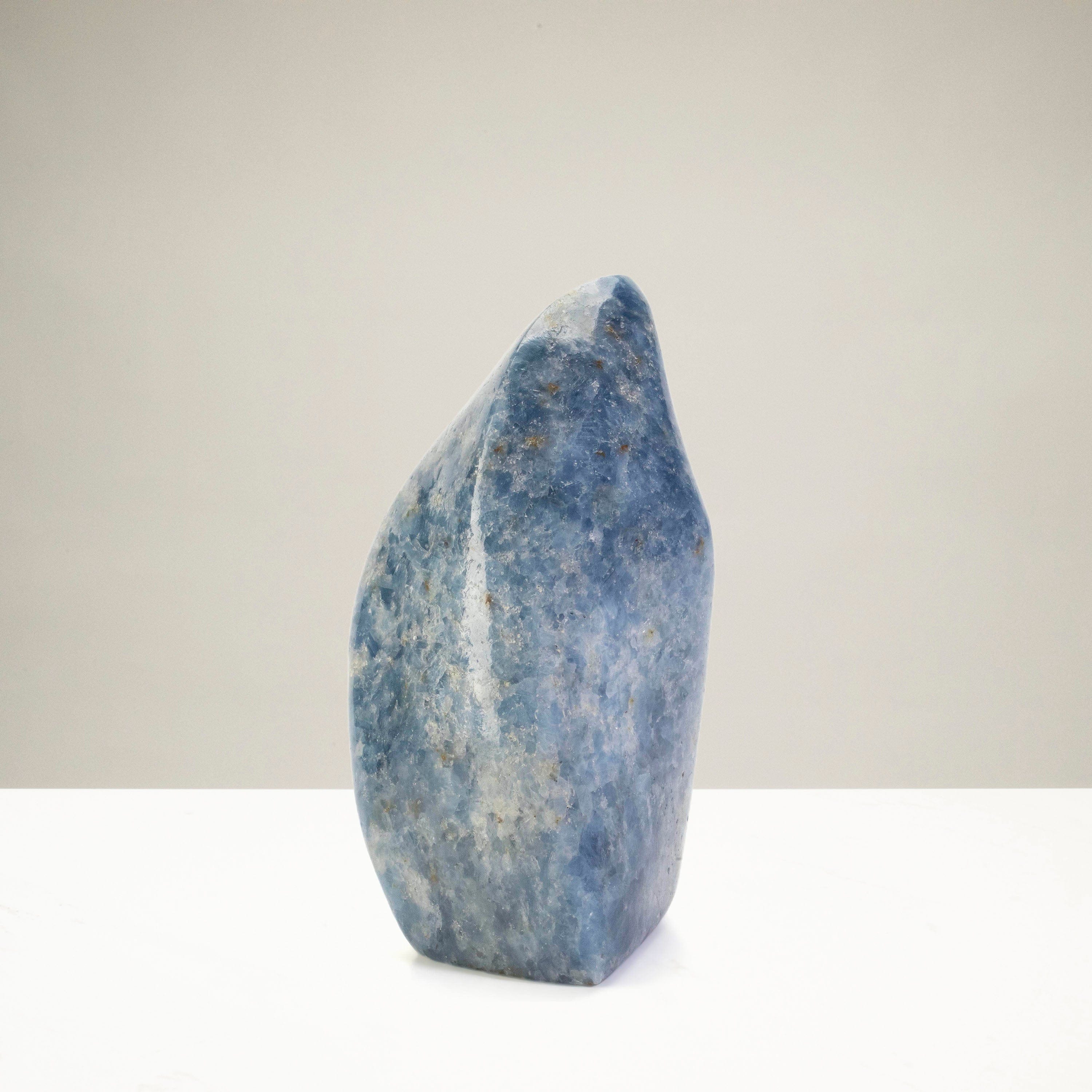 Kalifano Blue Calcite Blue Calcite Twist Flame - 5" / 875g CBF600-BC