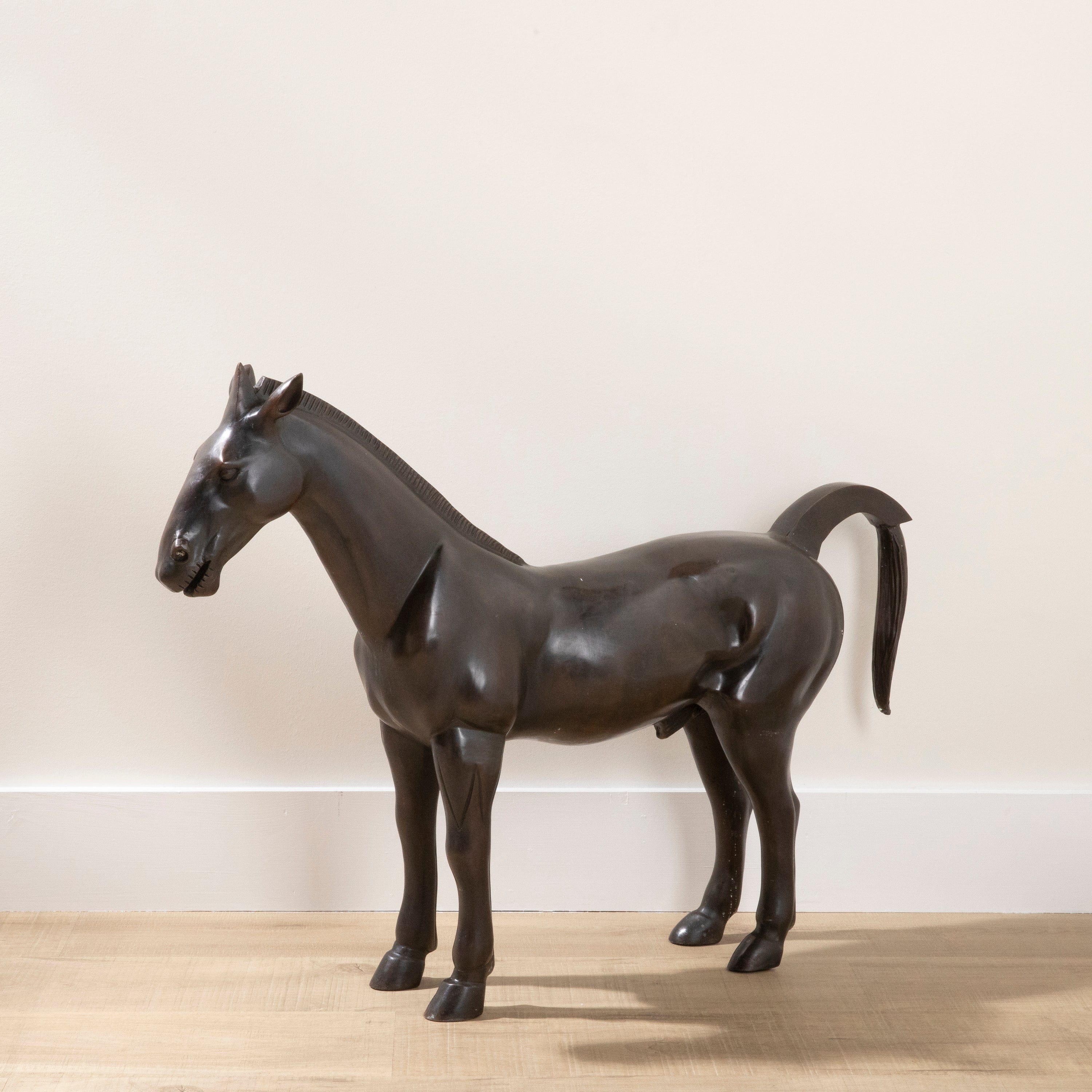 Kalifano Bronze Bronze Trojan Horse Carving B6114