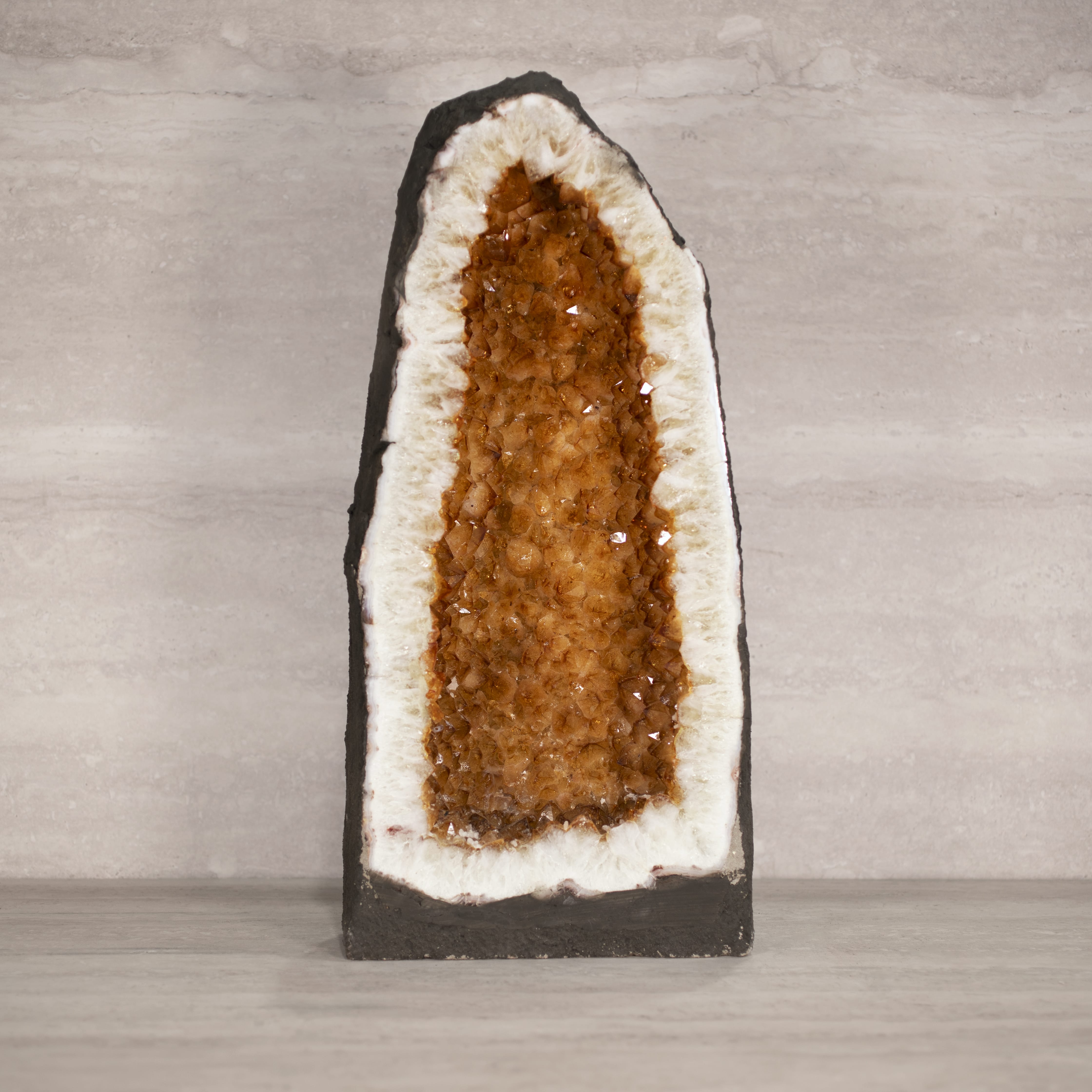 Kalifano Citrine Citrine Geode Cathedral from Brazil - 21" / 50 lbs BCG12000.007