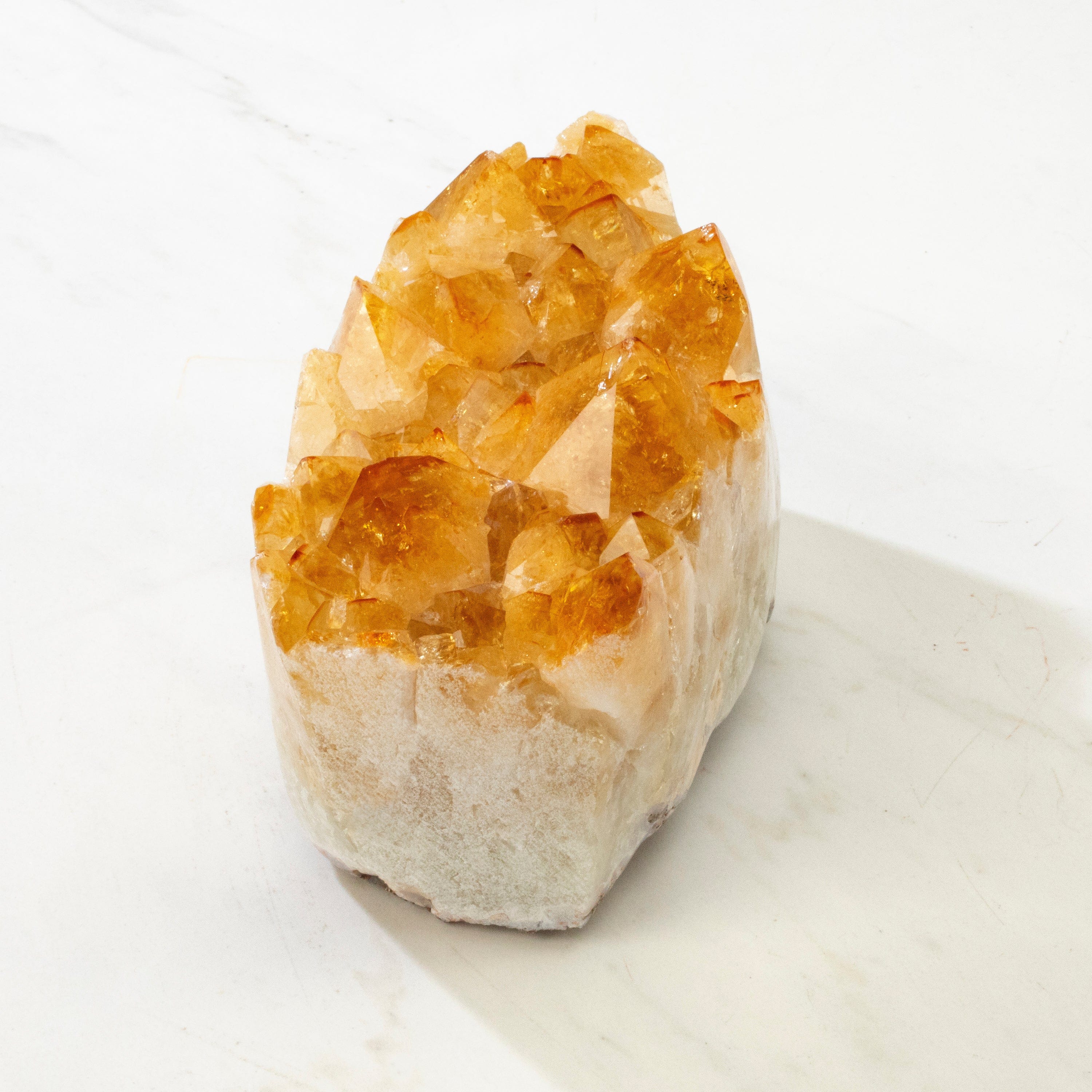 Kalifano Citrine Druzy Brazilian Citrine Geode - 2,500g BCG720