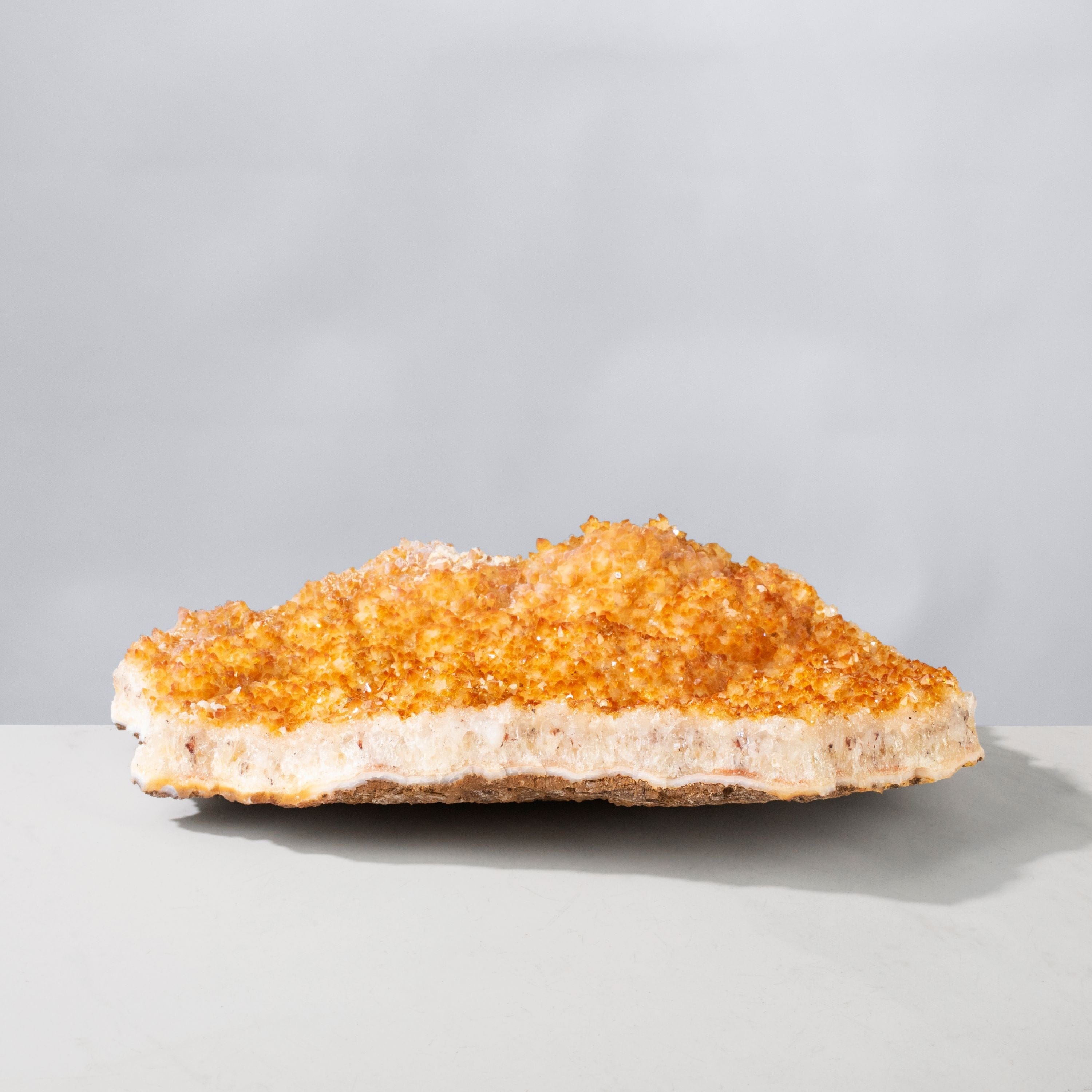 Kalifano Citrine Natural Citrine Geode from Brazil - 11.5" / 2,740 grams BCG1400.010