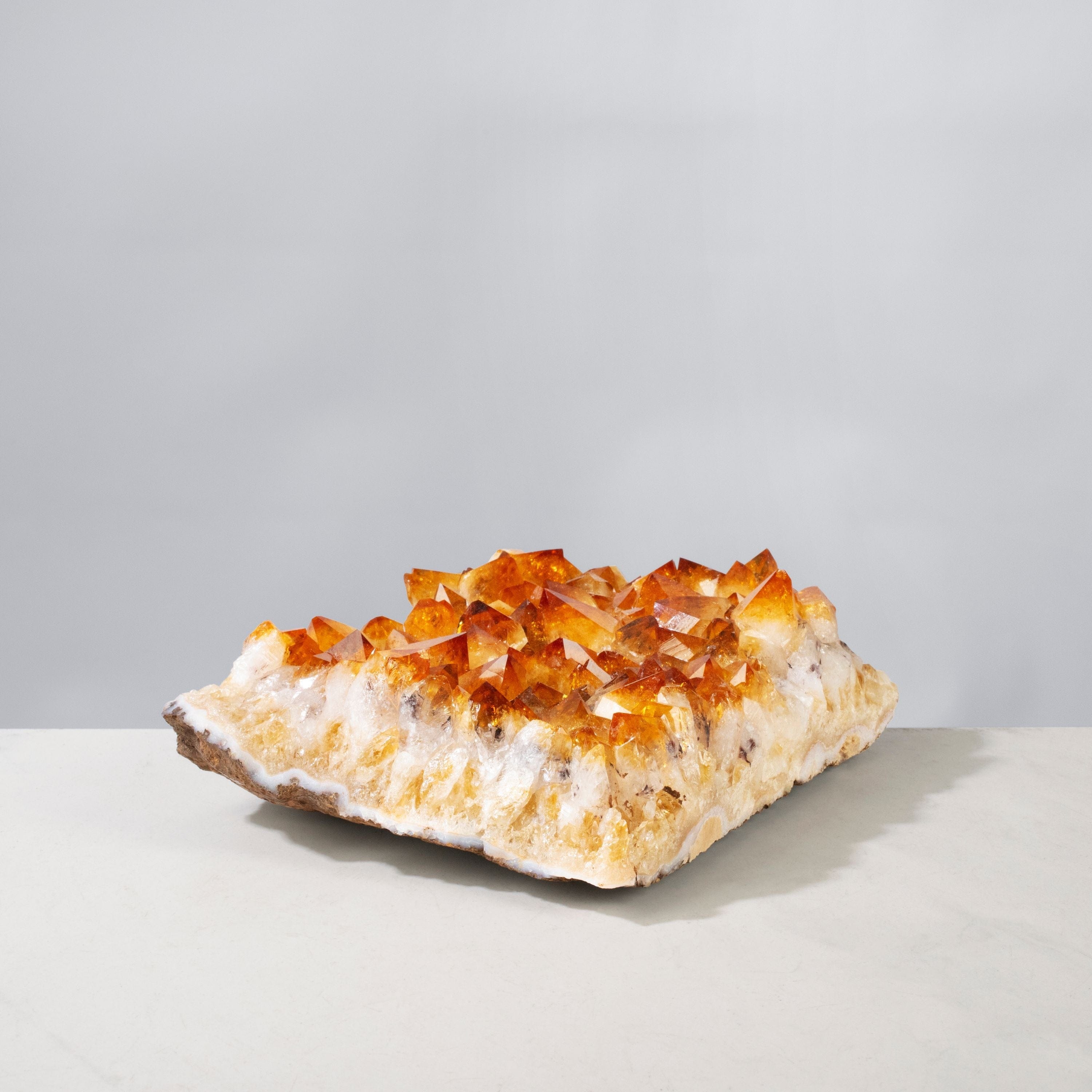 Kalifano Citrine Natural Citrine Geode from Brazil - 7.5" / 2,050 grams BCG1000.015