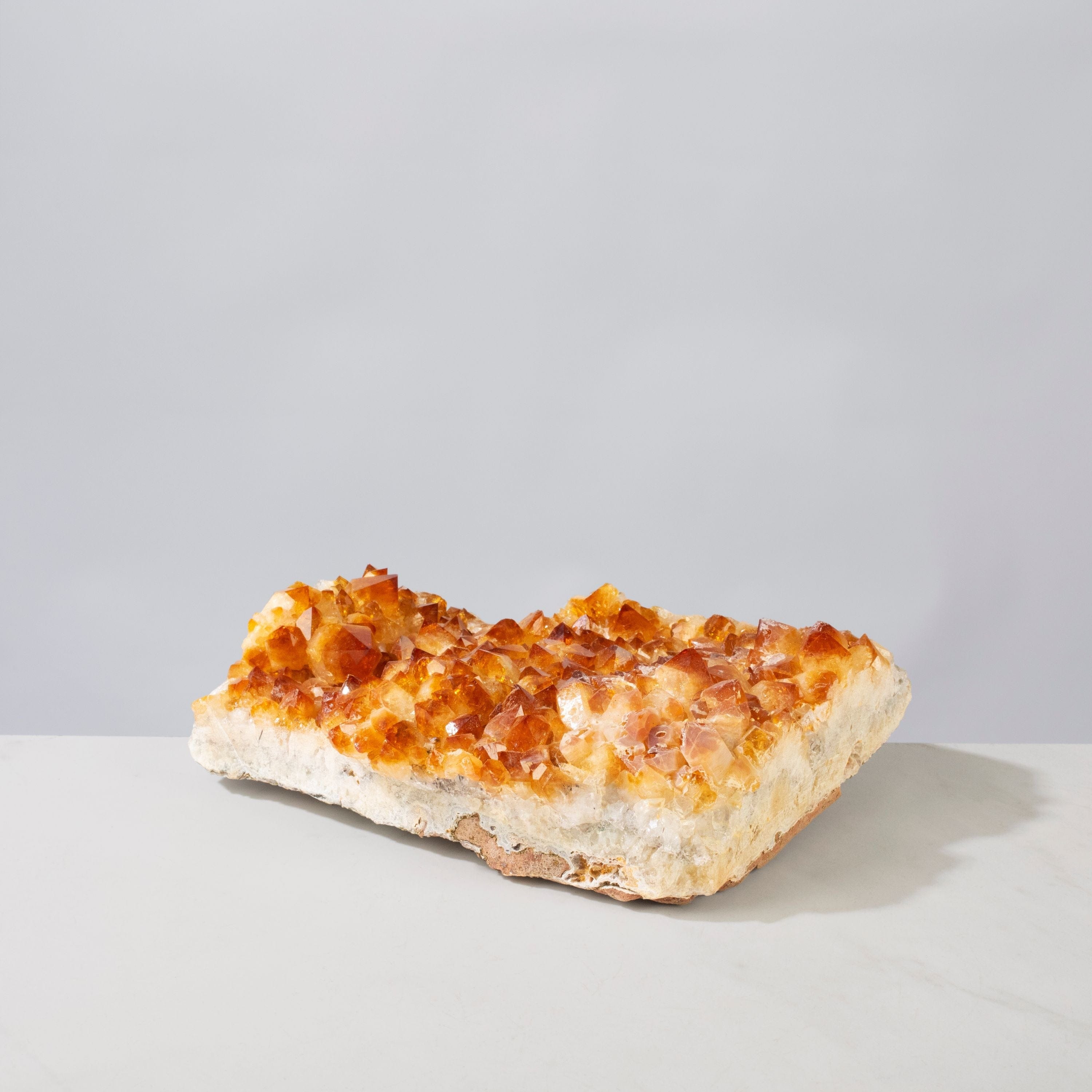 Kalifano Citrine Natural Citrine Geode from Brazil - 7.5" / 2,190 grams BCG1100.001