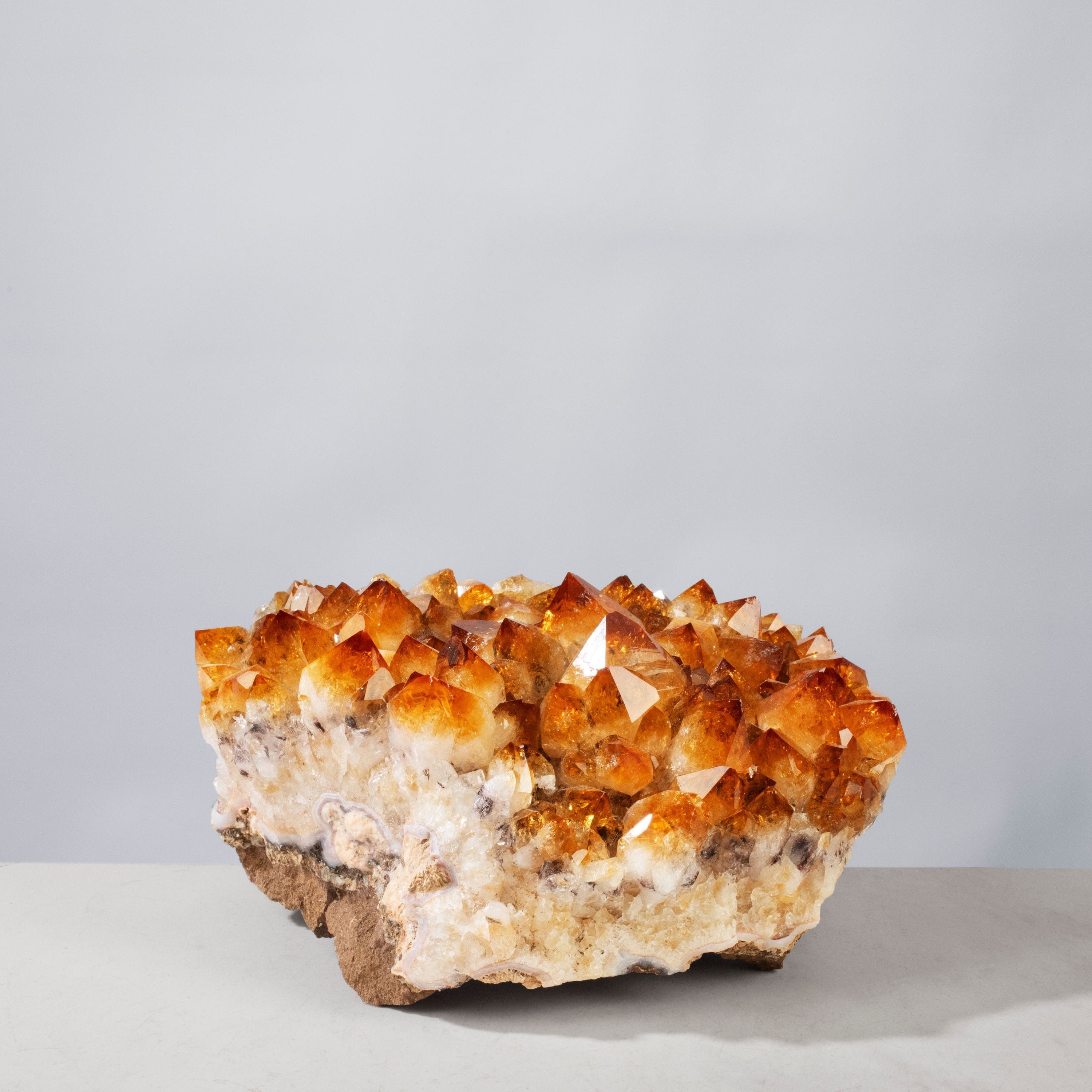 Kalifano Citrine Natural Citrine Geode from Brazil - 8.5" / 2,810 grams BCG1400.011