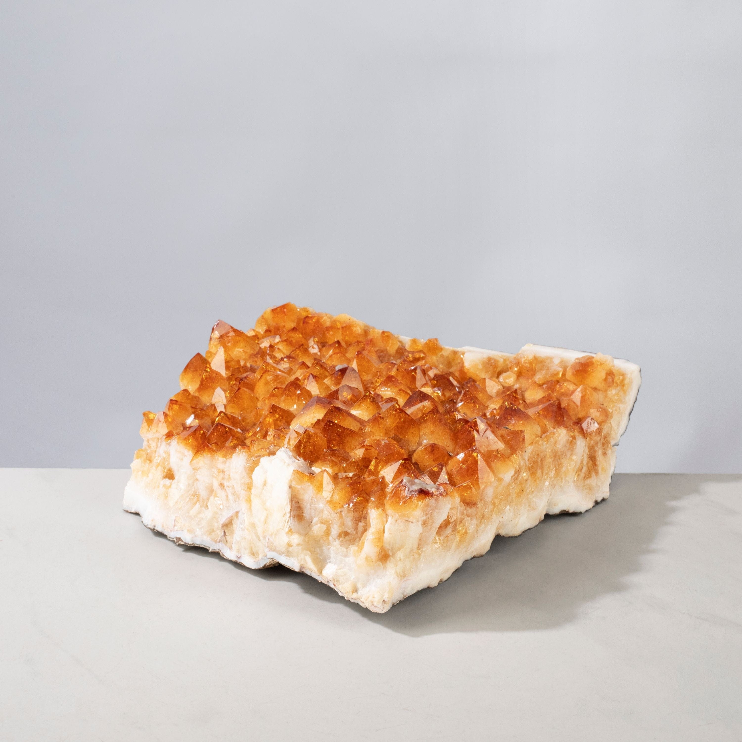 Kalifano Citrine Natural Citrine Geode from Brazil - 9.5" / 3,540 grams BCG1700.001