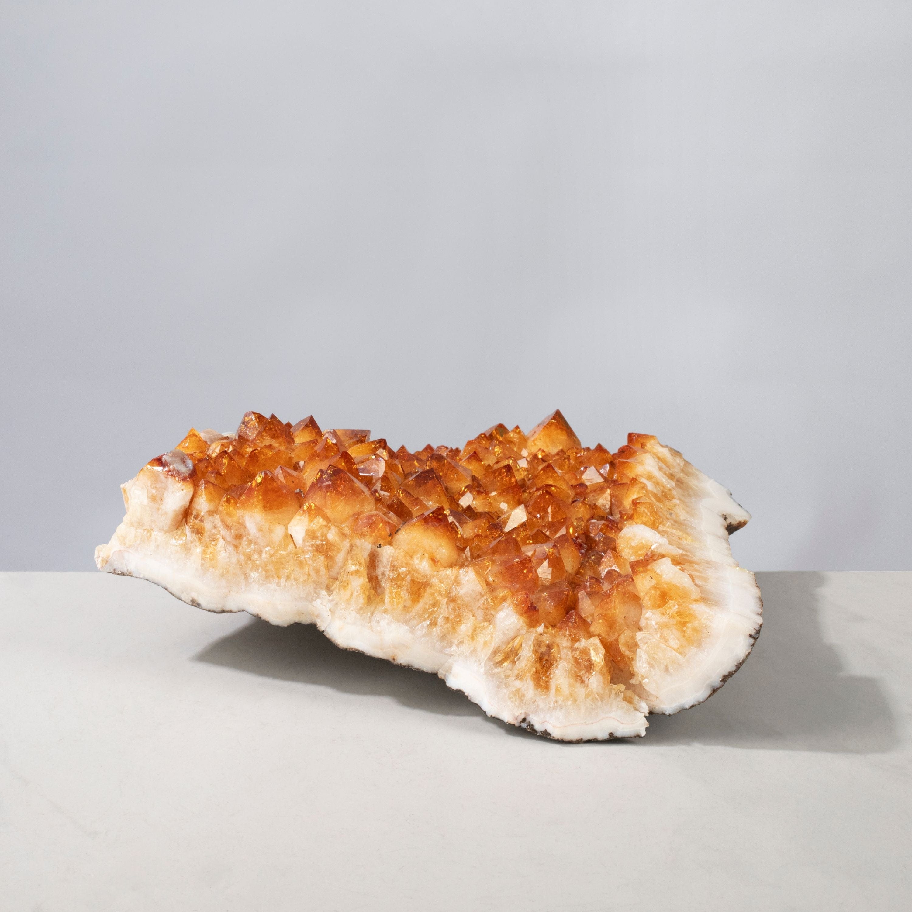 Kalifano Citrine Natural Citrine Geode from Brazil - 9.5" / 3,540 grams BCG1700.001