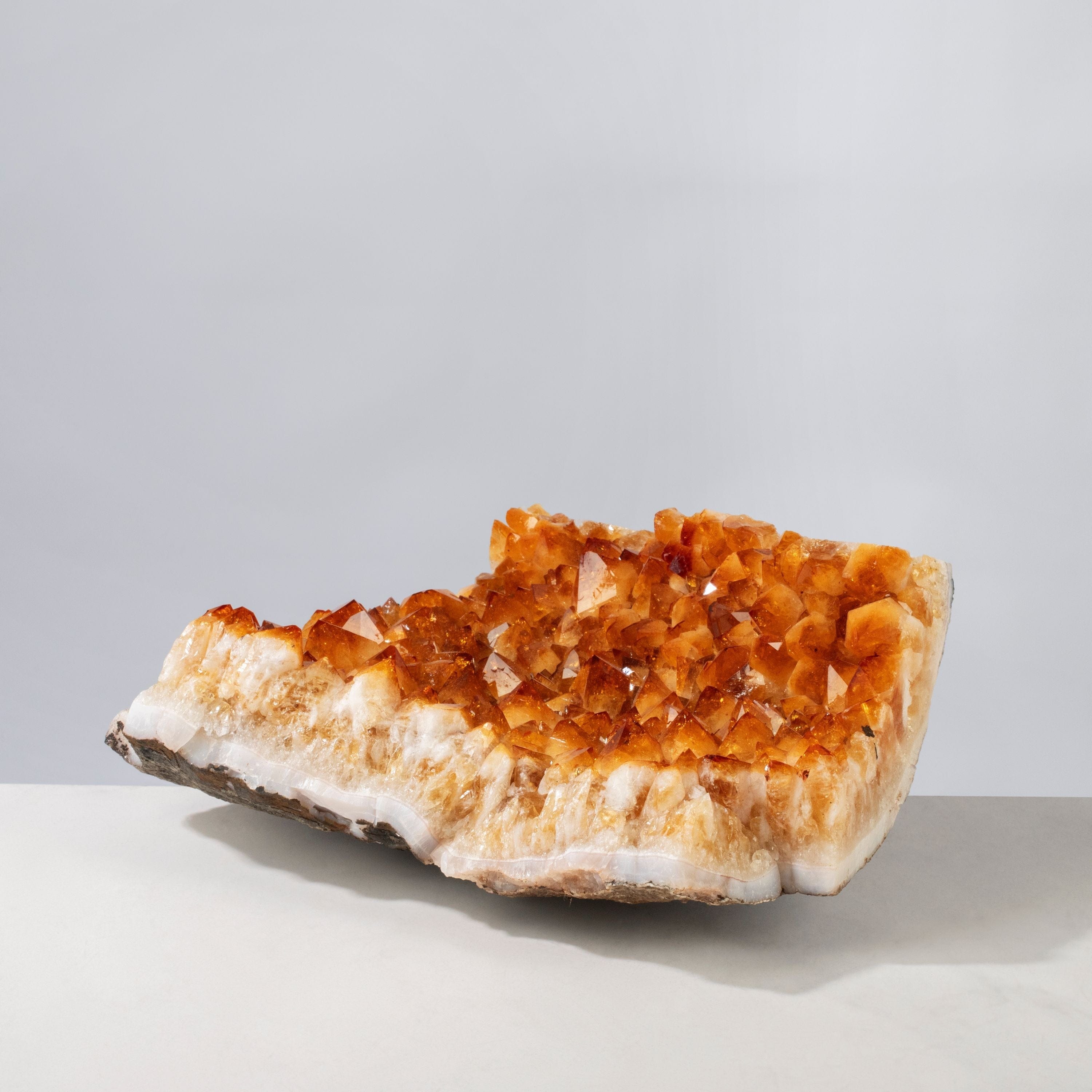 Kalifano Citrine Natural Citrine Geode from Brazil - 9.5" / 3,560 grams BCG1800.008