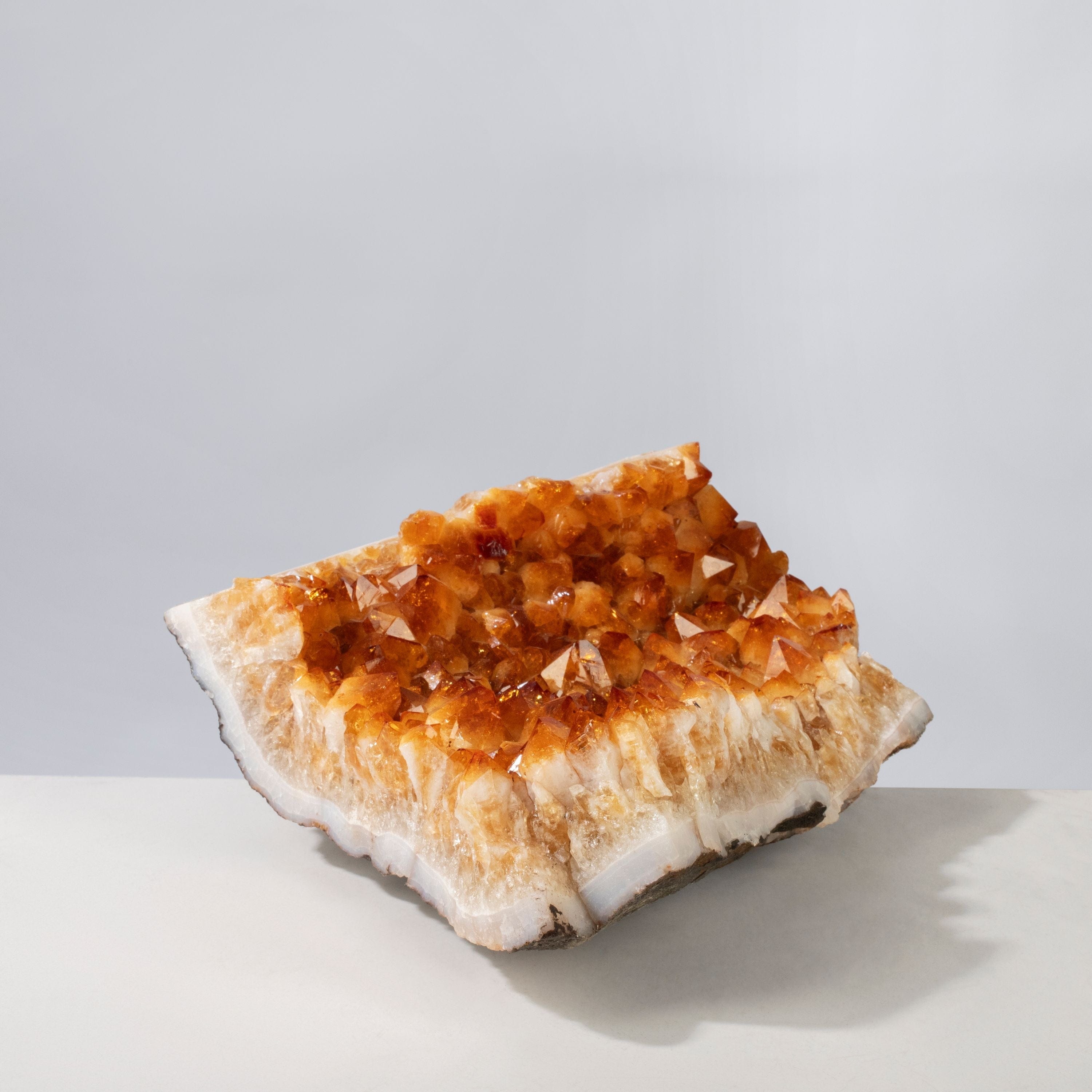 Kalifano Citrine Natural Citrine Geode from Brazil - 9.5" / 3,560 grams BCG1800.008